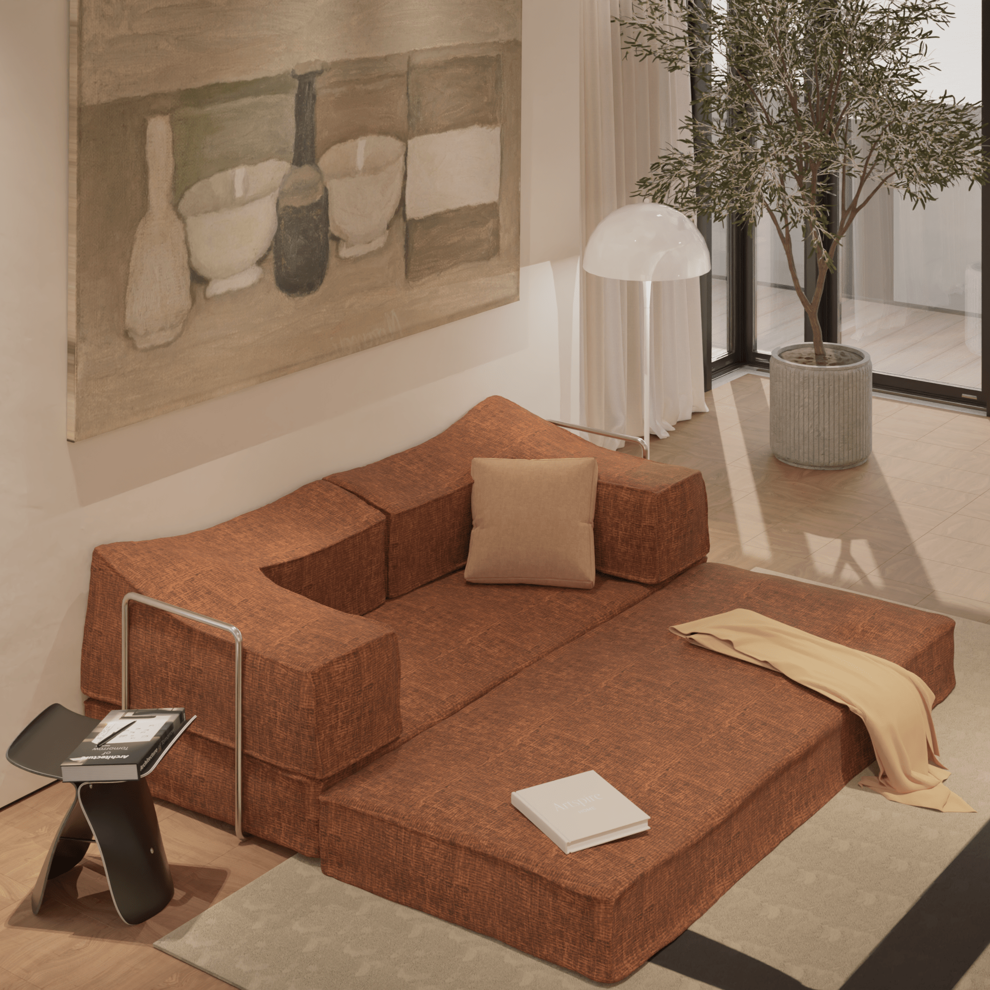 LeslieFlex Three Seat Sofa Bed - Artspire Home