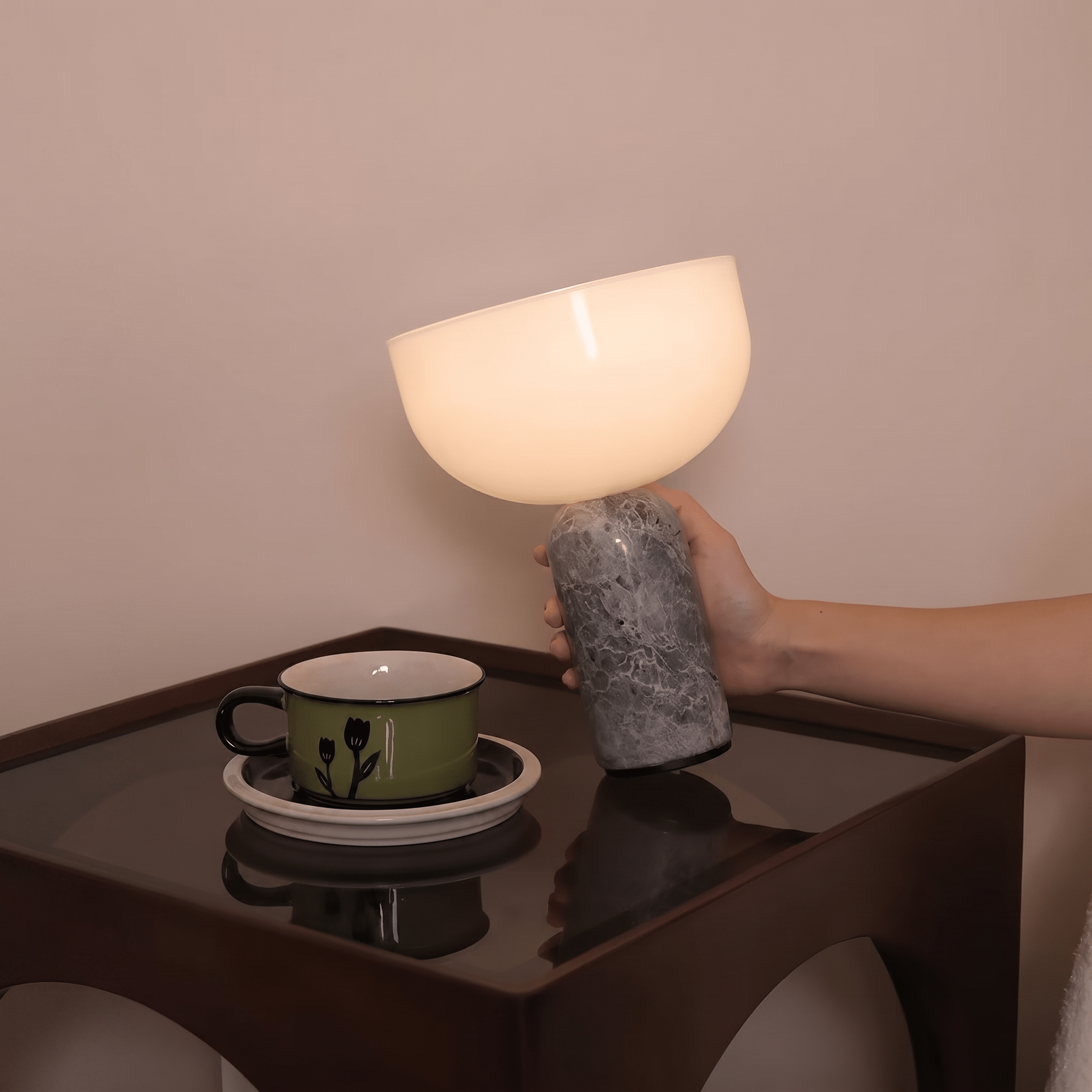 Lumiara Marble Touch Table Lamp - Artspire Home
