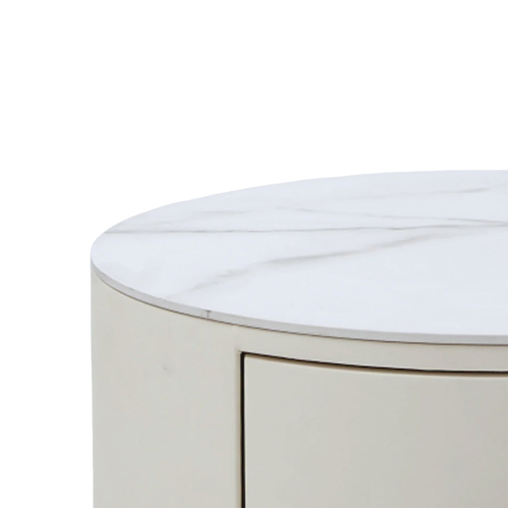 Luna Curved Bedside Table - Artspire Home