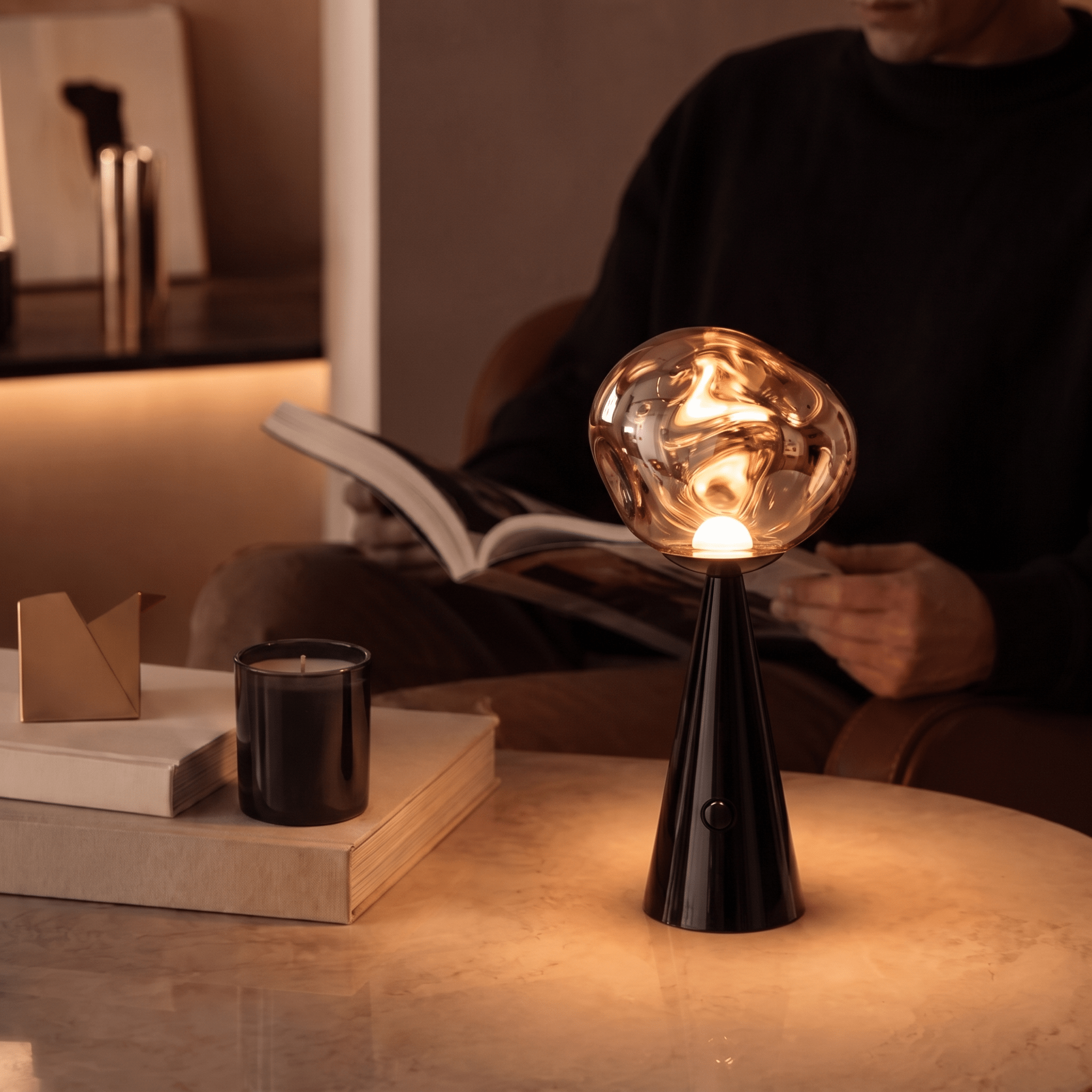 Lunar Swirl Lamp - Artspire Home