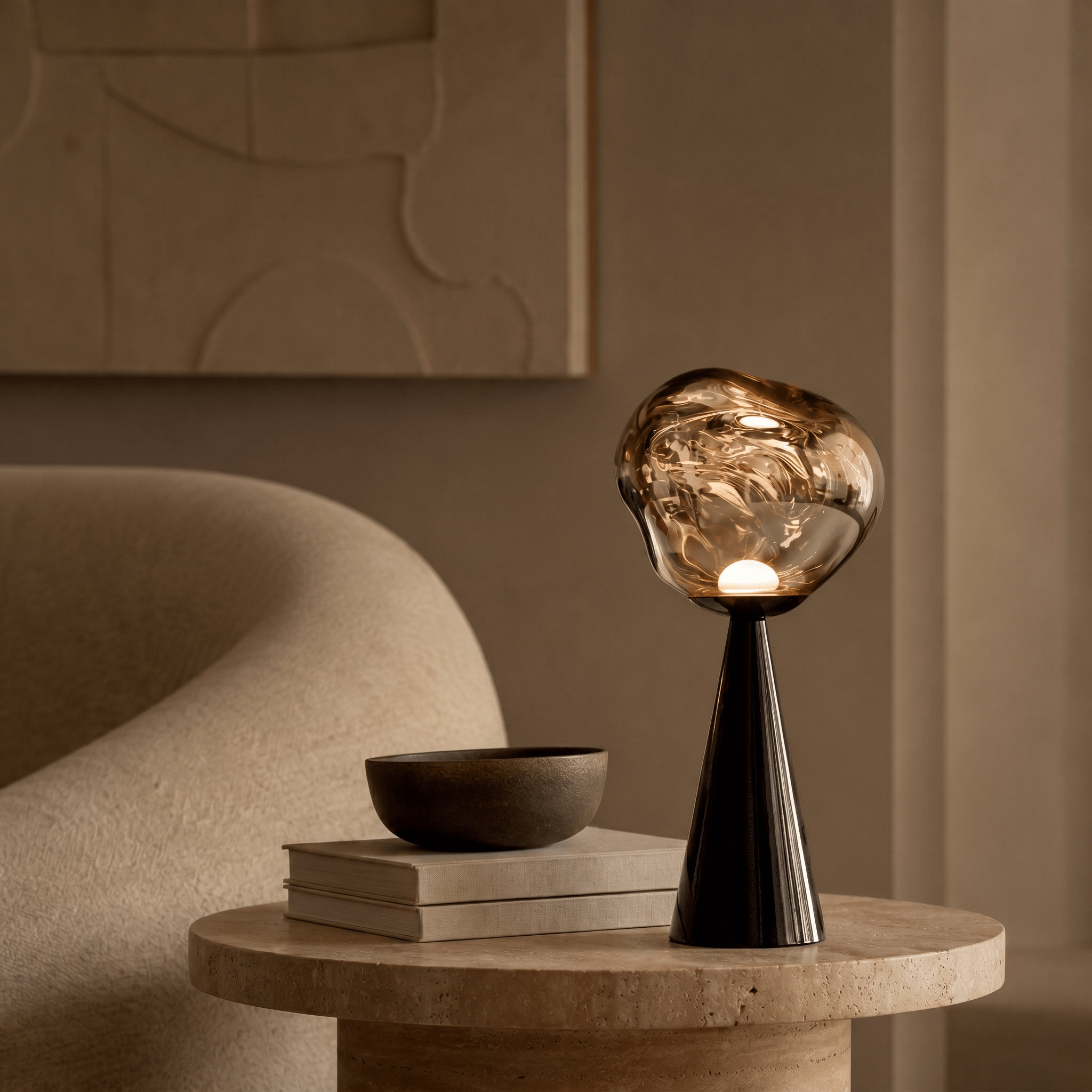 Lunar Swirl Lamp - Artspire Home