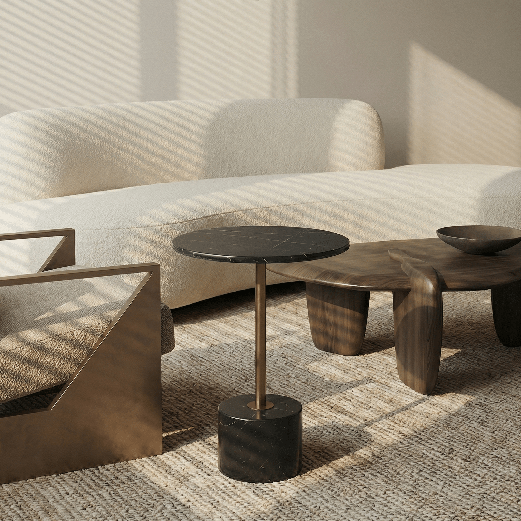 Marble Pedestal Table - Artspire Home