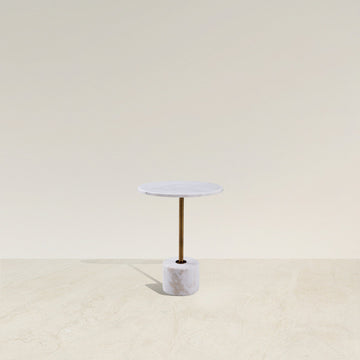 Marble Pedestal Table - Artspire Home