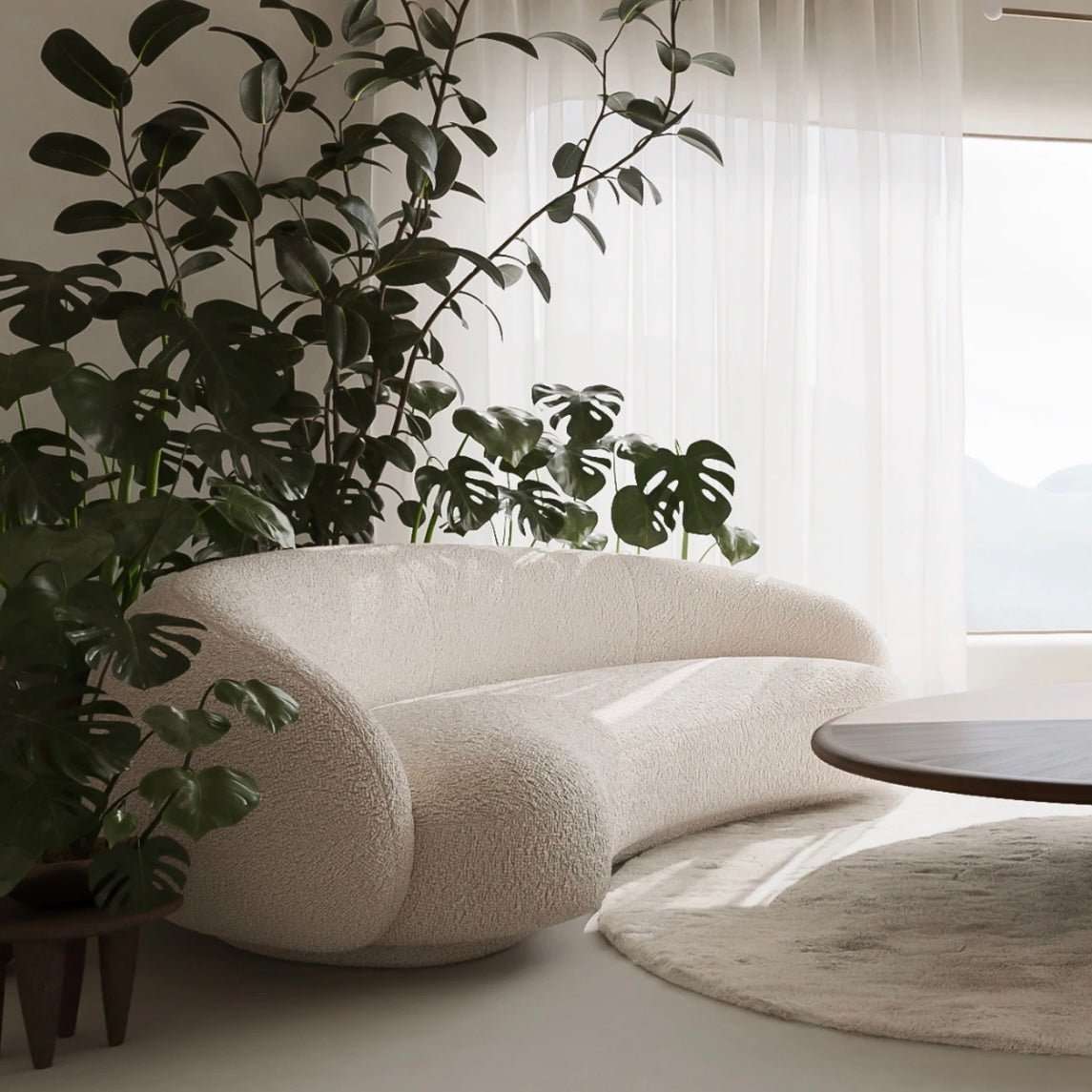 Curved Sofa 