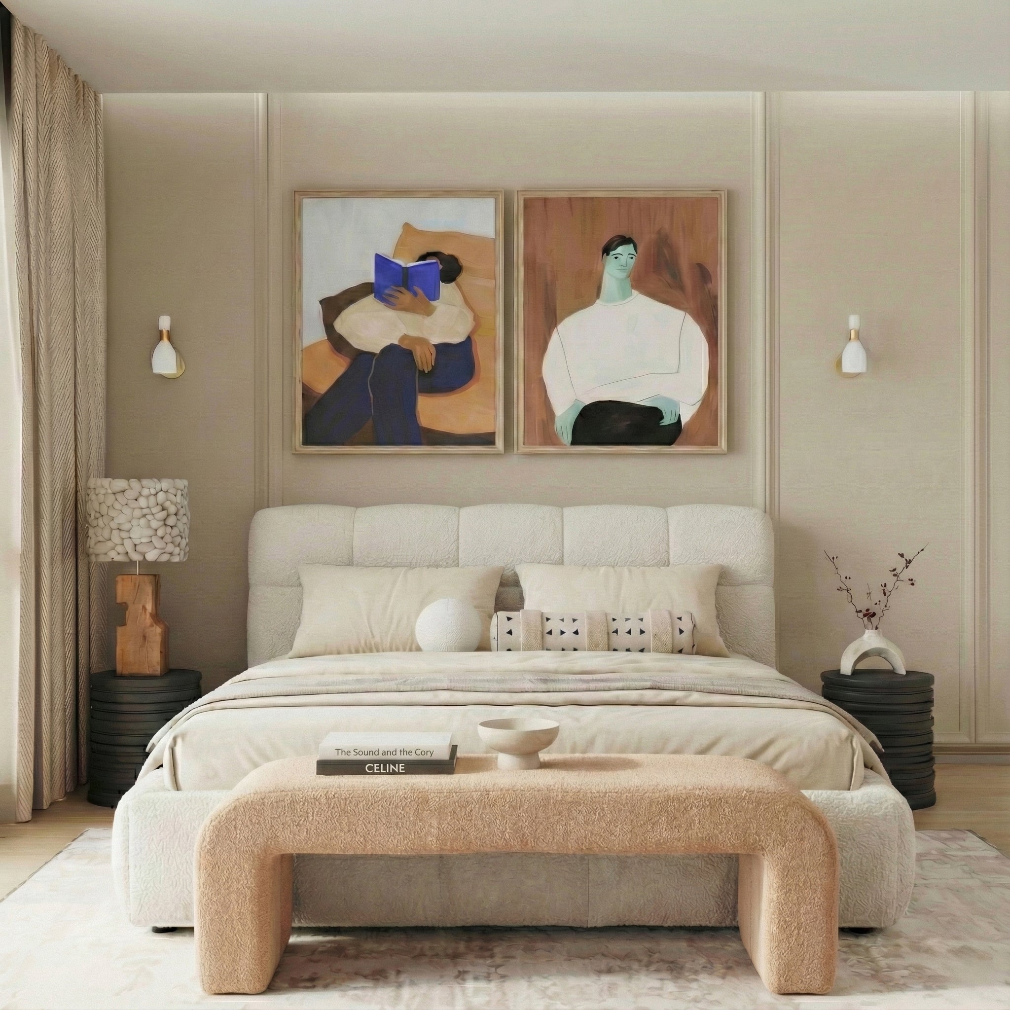 Marshmallow Bed Frame - Artspire Home