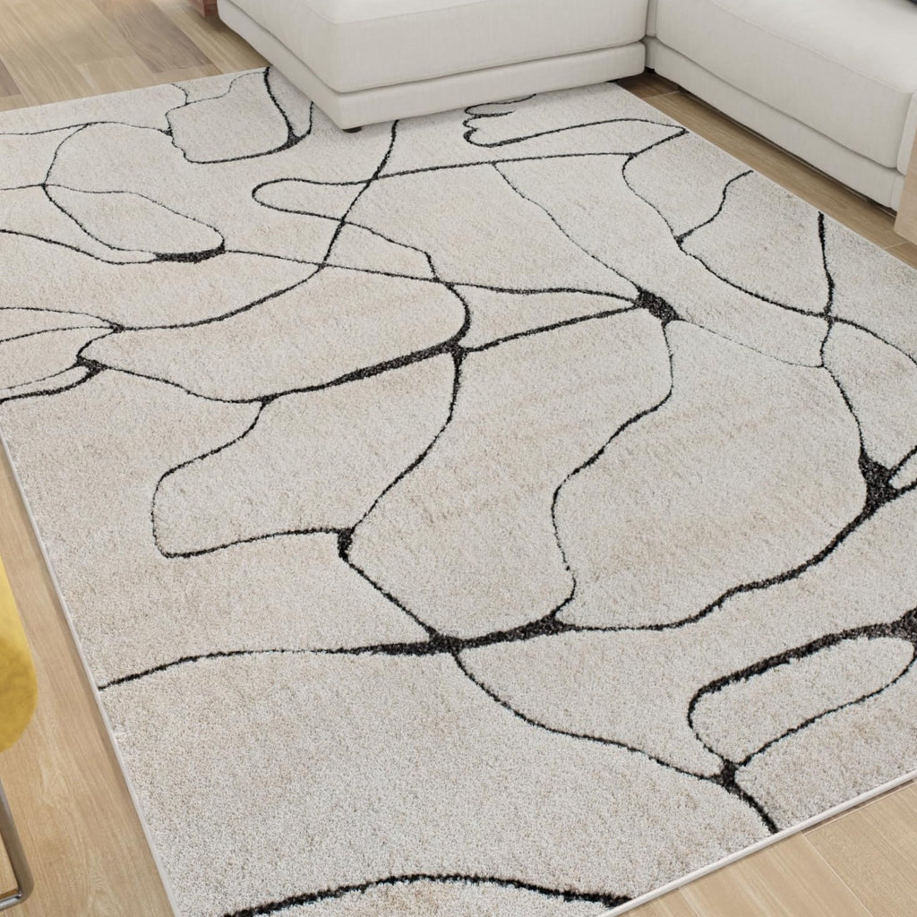 Modern Abstract Line Area Rug - Artspire Home