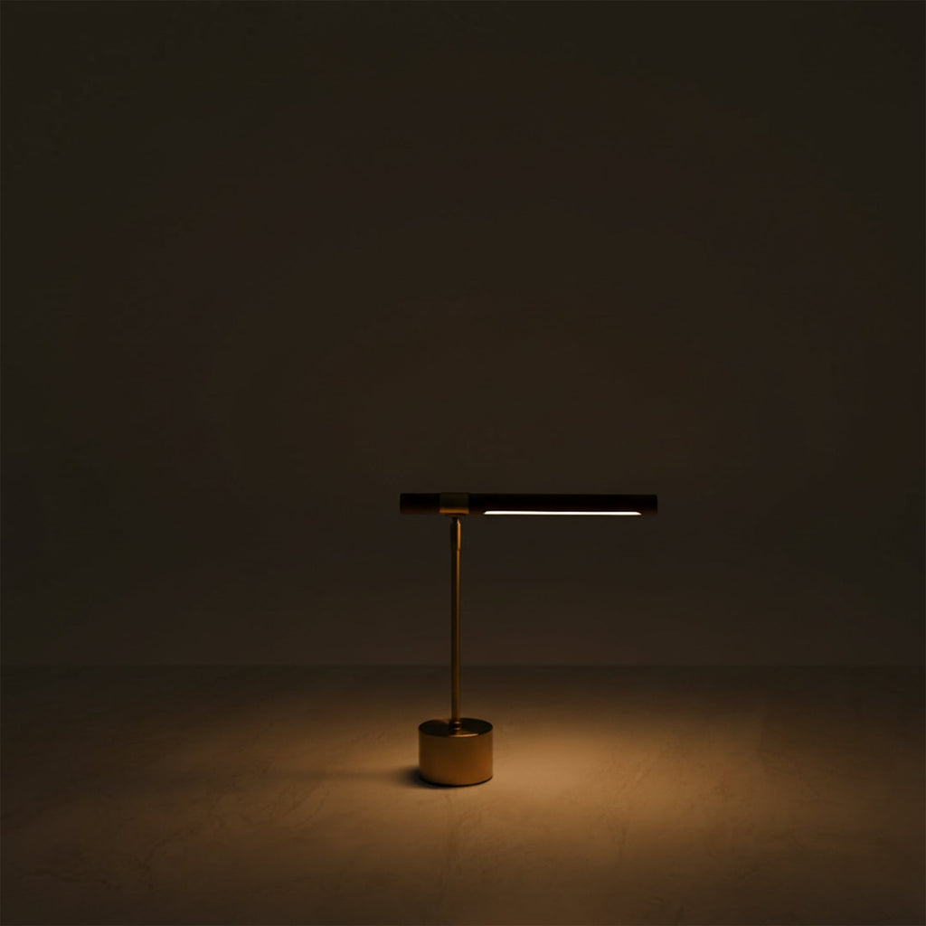 Modern Brass Table Lamp - Artspire Home