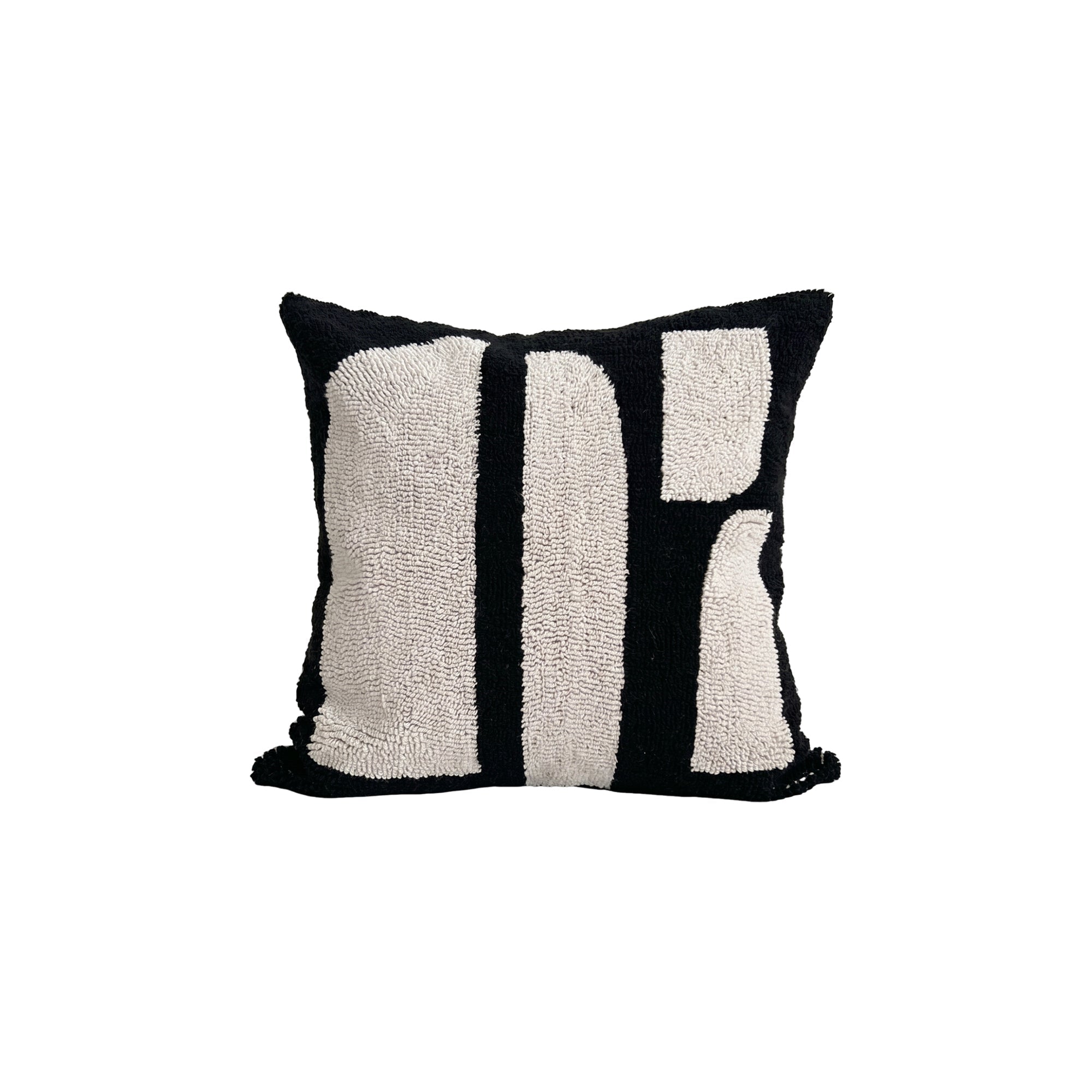 Monochrome Rhythm Cushion - Artspire Home