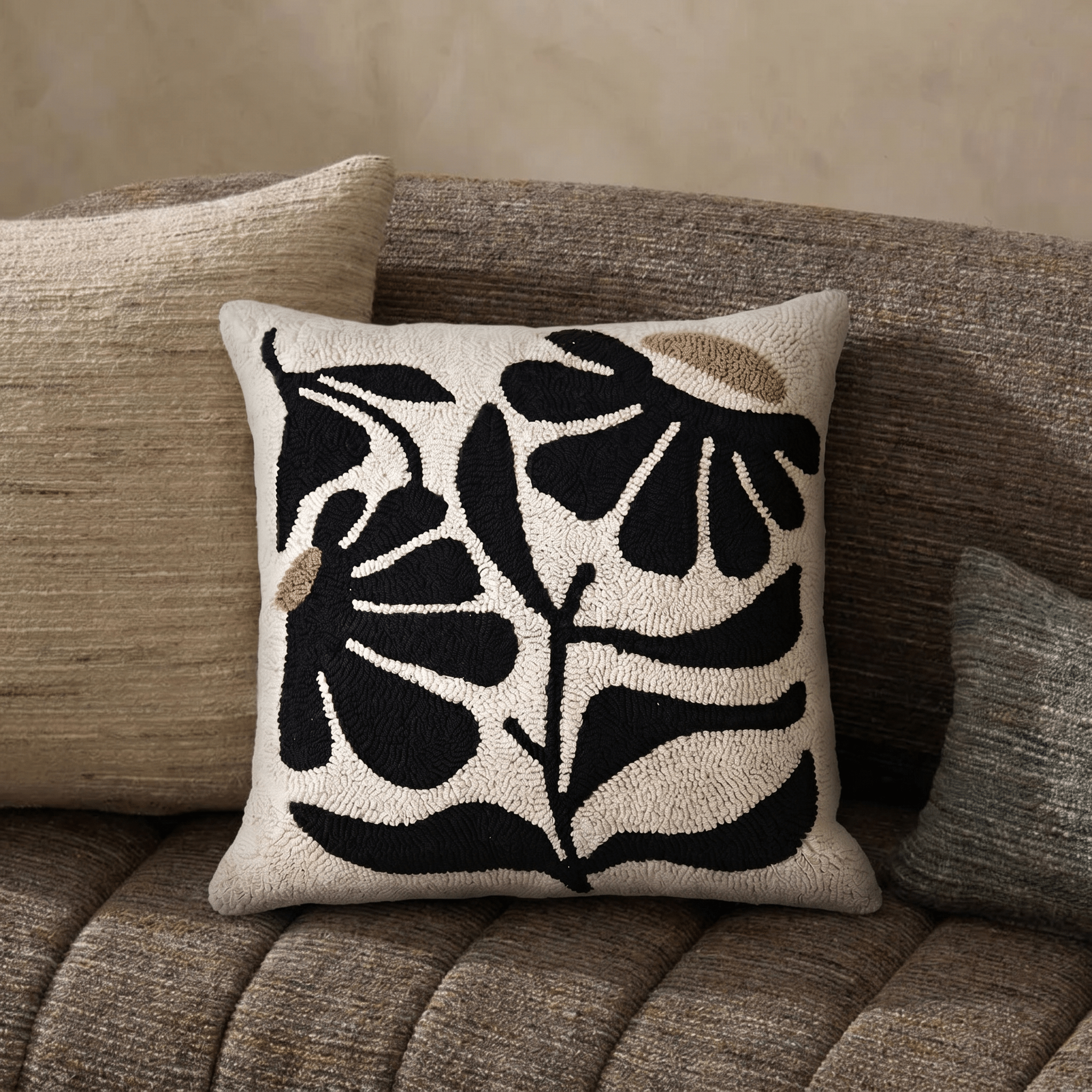 Monstera Form Cushion - Artspire Home