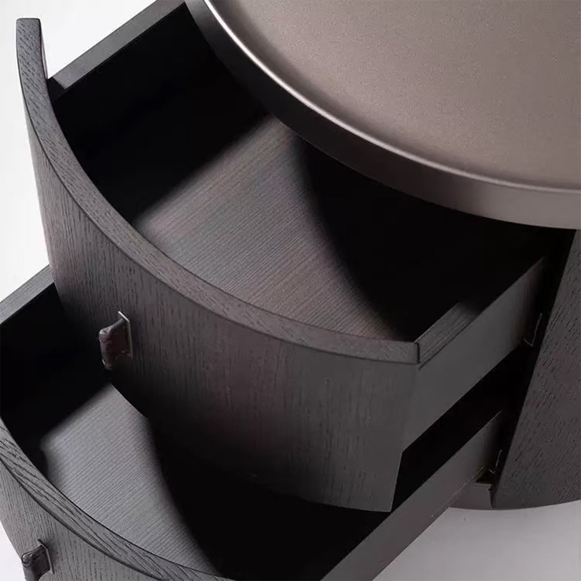 Nero Round Bedside Table - Artspire Home