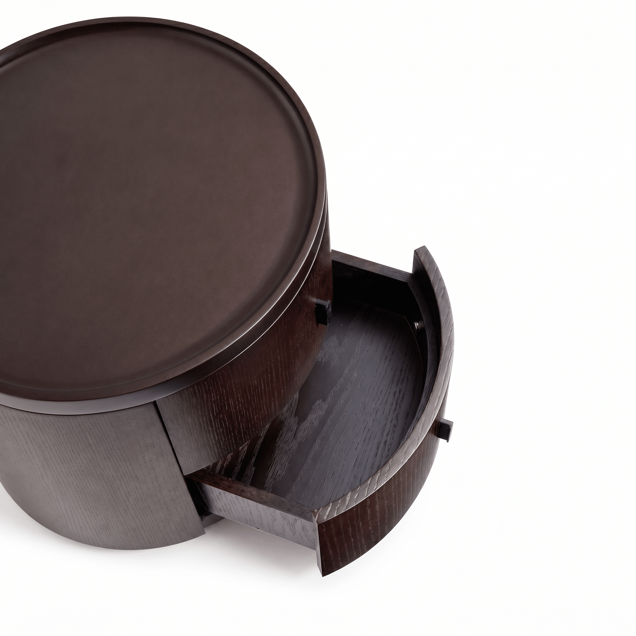 Nero Round Bedside Table - Artspire Home