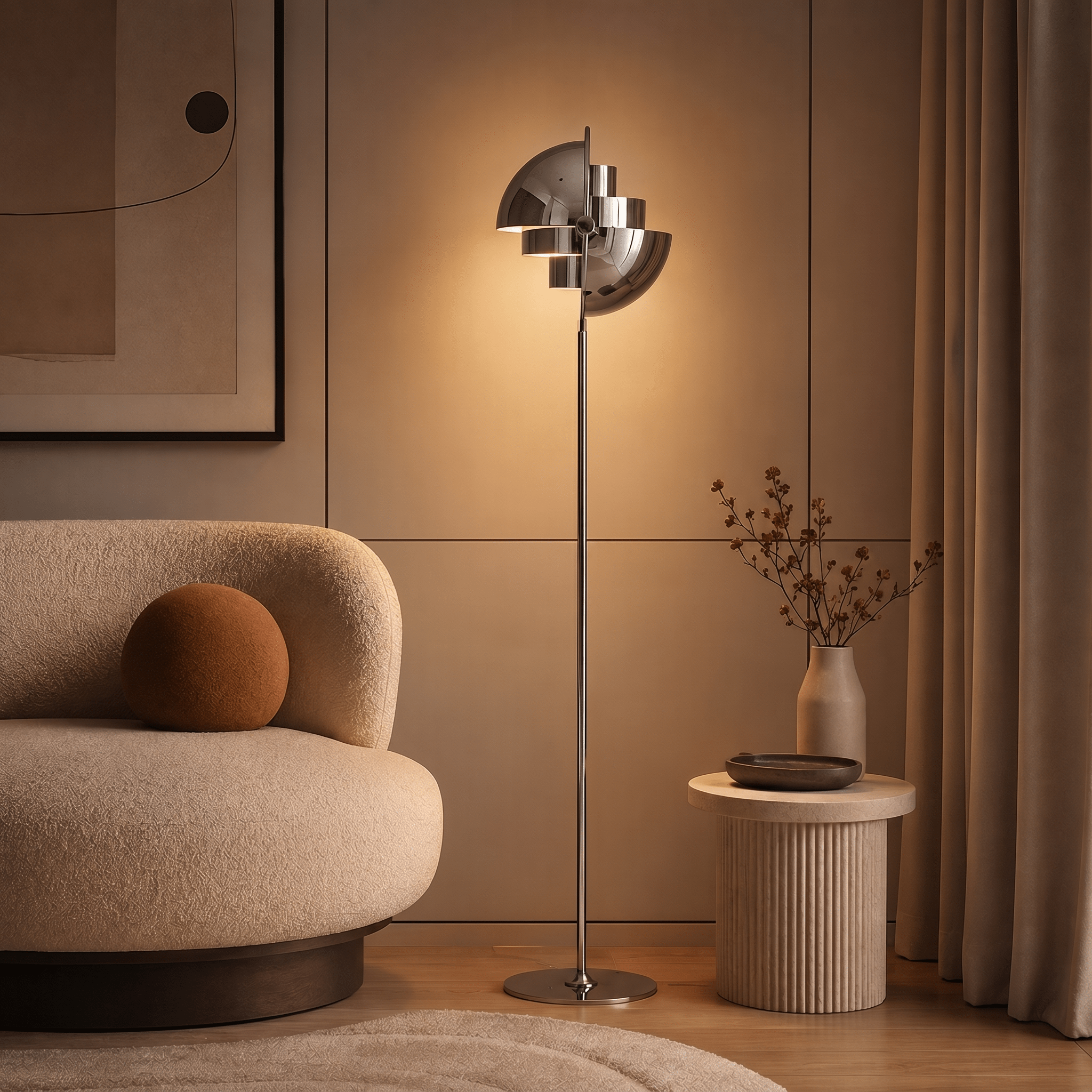 Orbit Shift Rotating Floor Lamp - Artspire Home