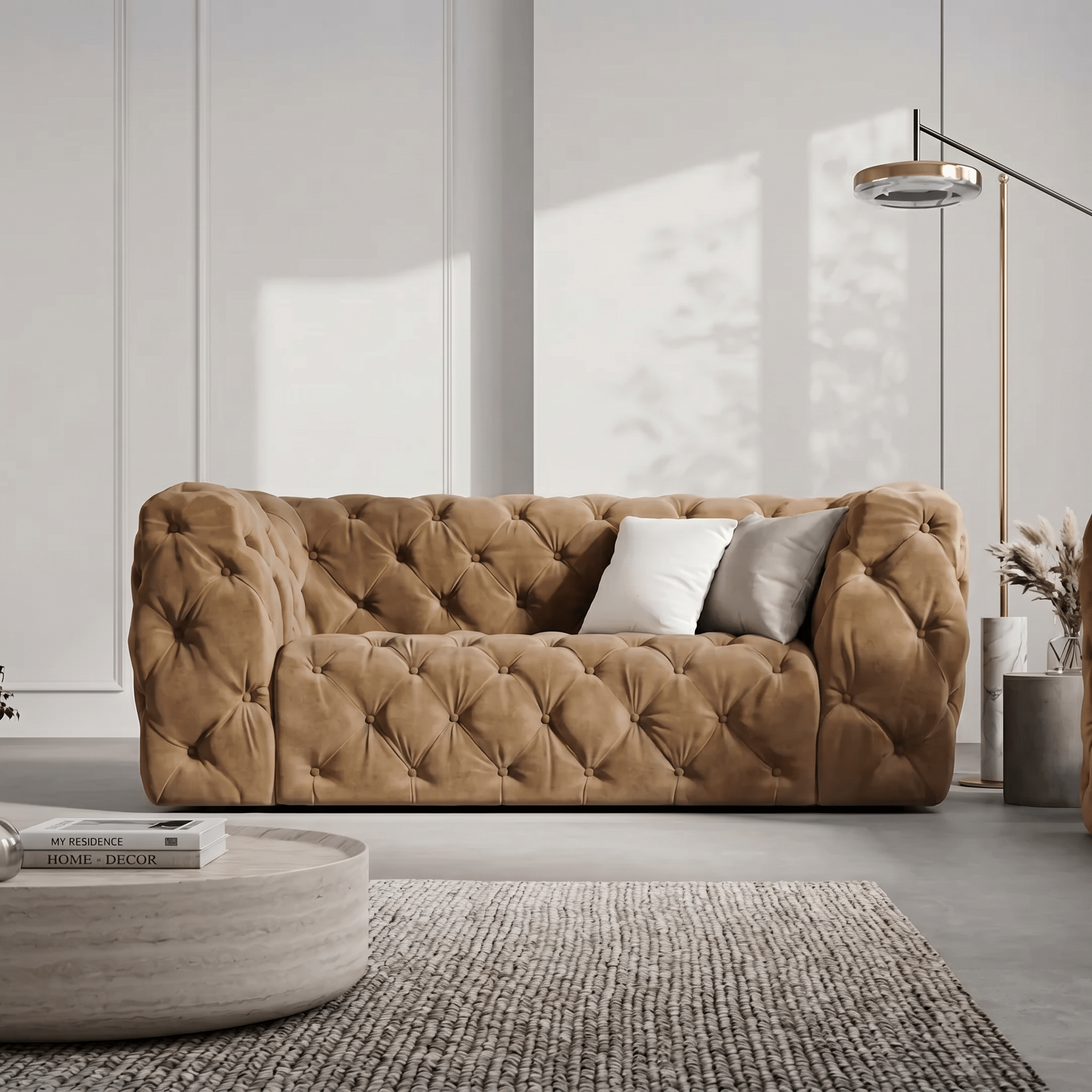 Oxford Sofa - Contemporary Button Sofa - Artspire Home