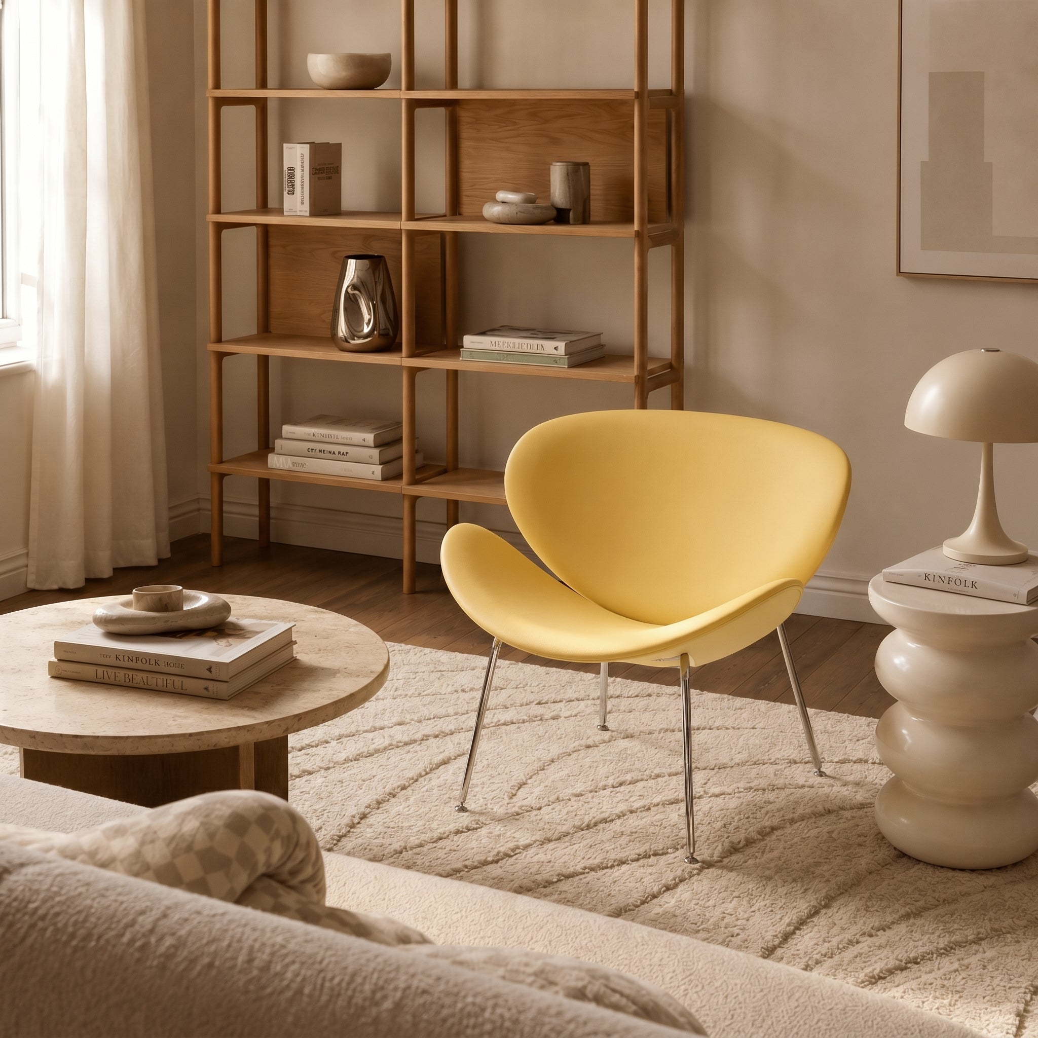Petal Leather Chair - Artspire Home