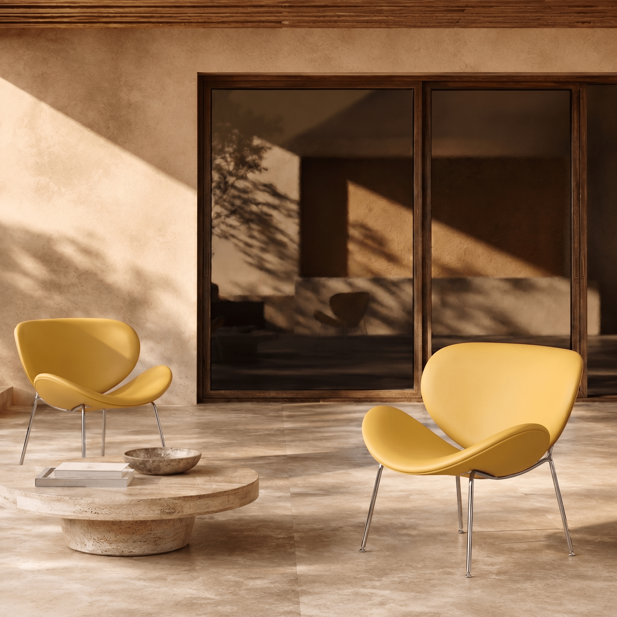 Petal Leather Chair - Artspire Home