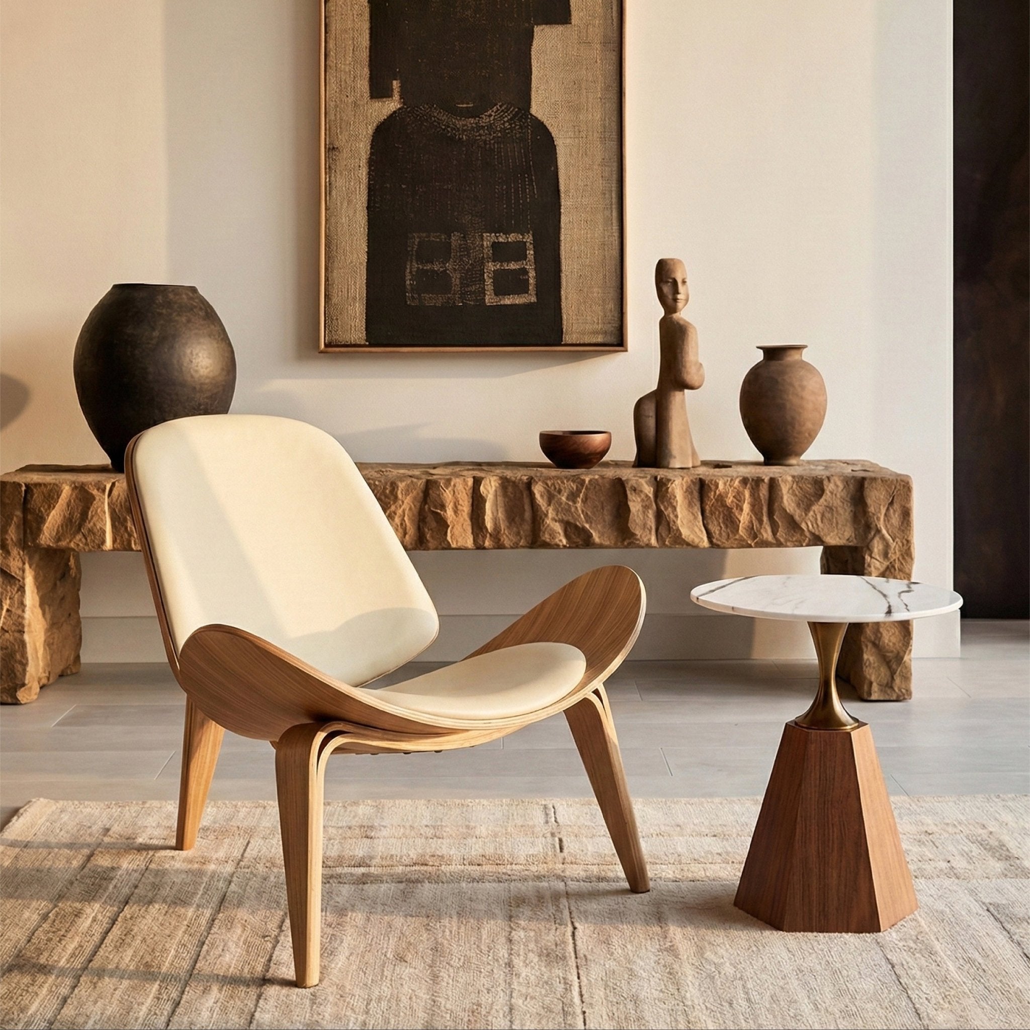 Pic Ivoire Side Table - Artspire Home