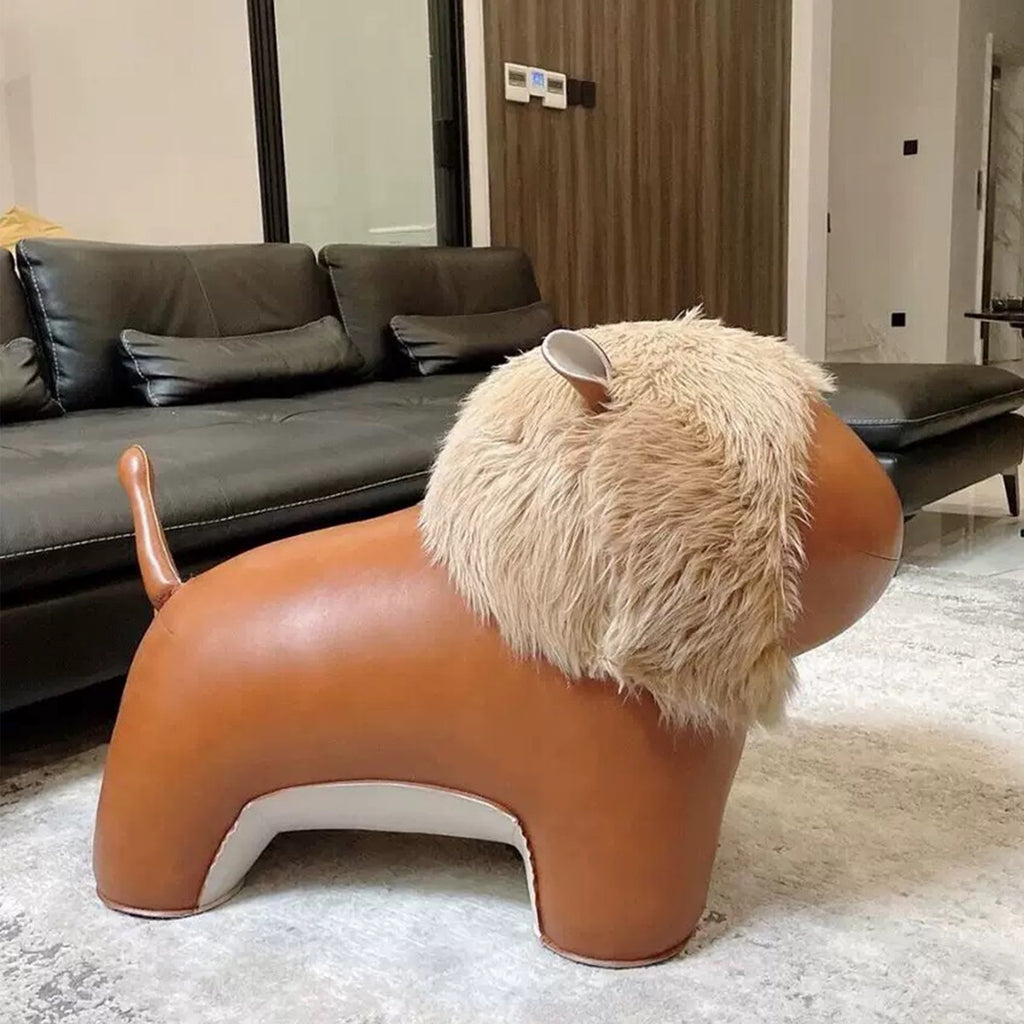 Plush Mane Lion Chair - Artspire Home