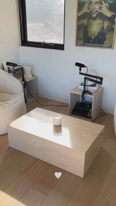 Travertine Stone Coffee Table - Artspire Home