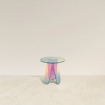 Rainbow Clair Side Table - Artspire Home