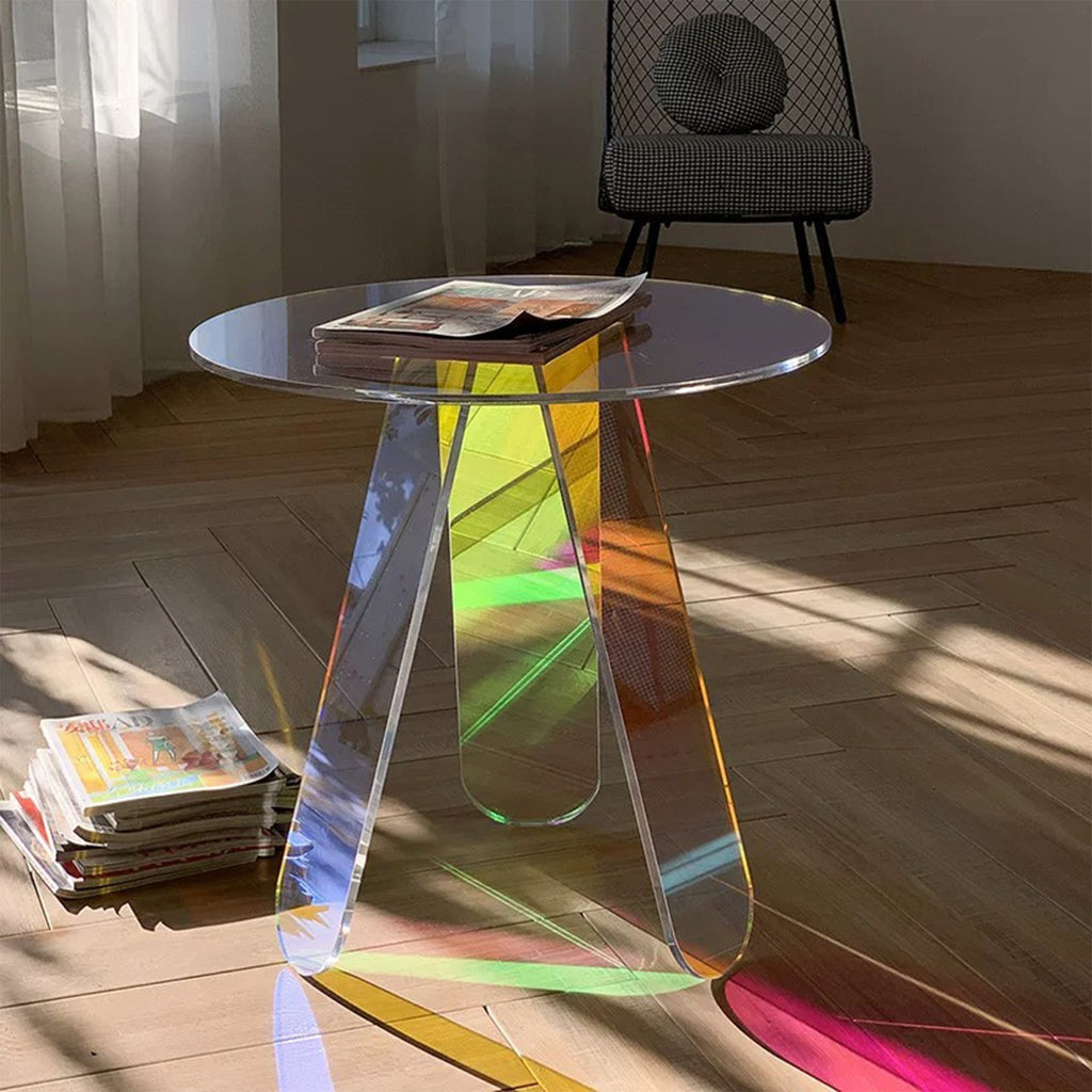 Rainbow Clair Side Table - Artspire Home