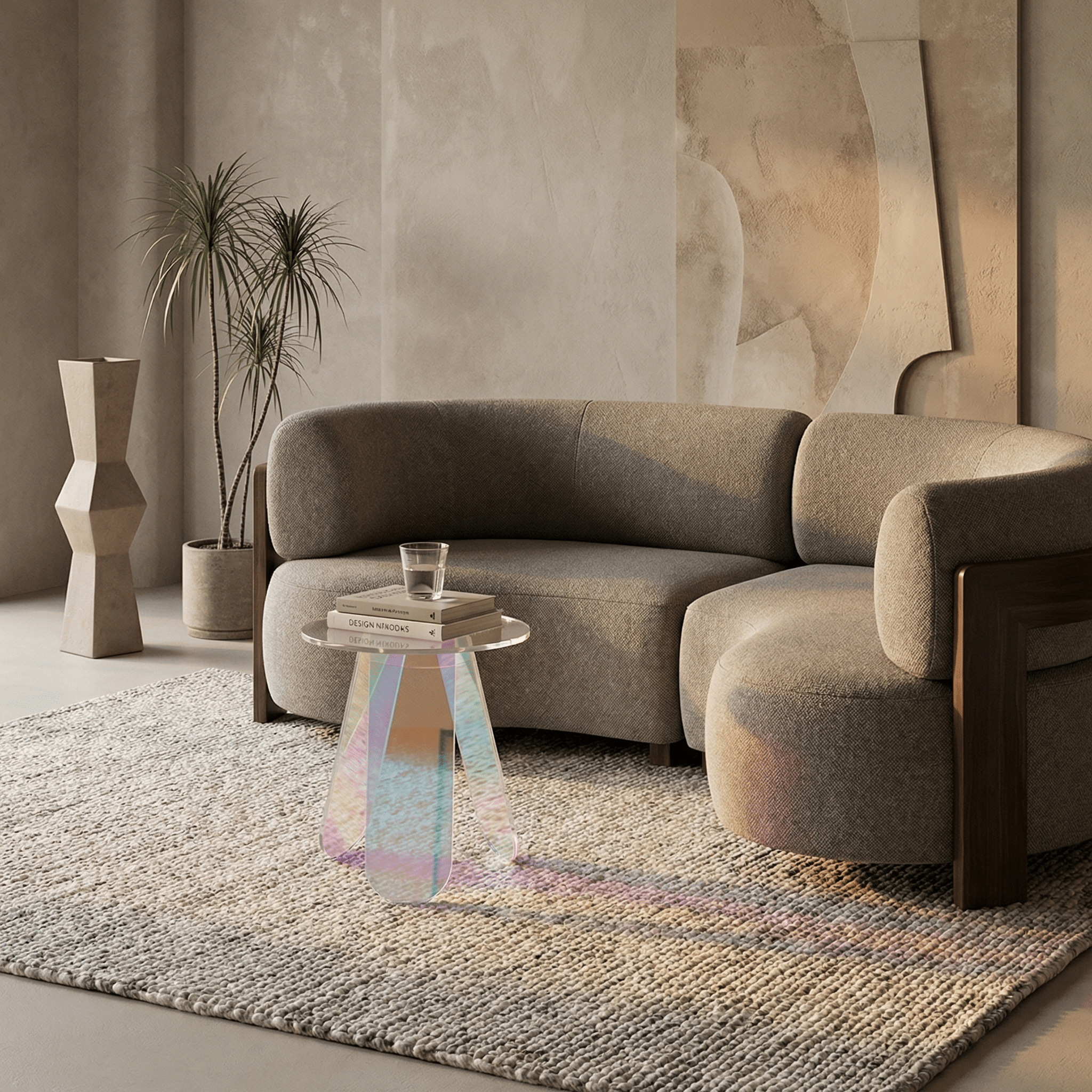 Rainbow Clair Side Table - Artspire Home