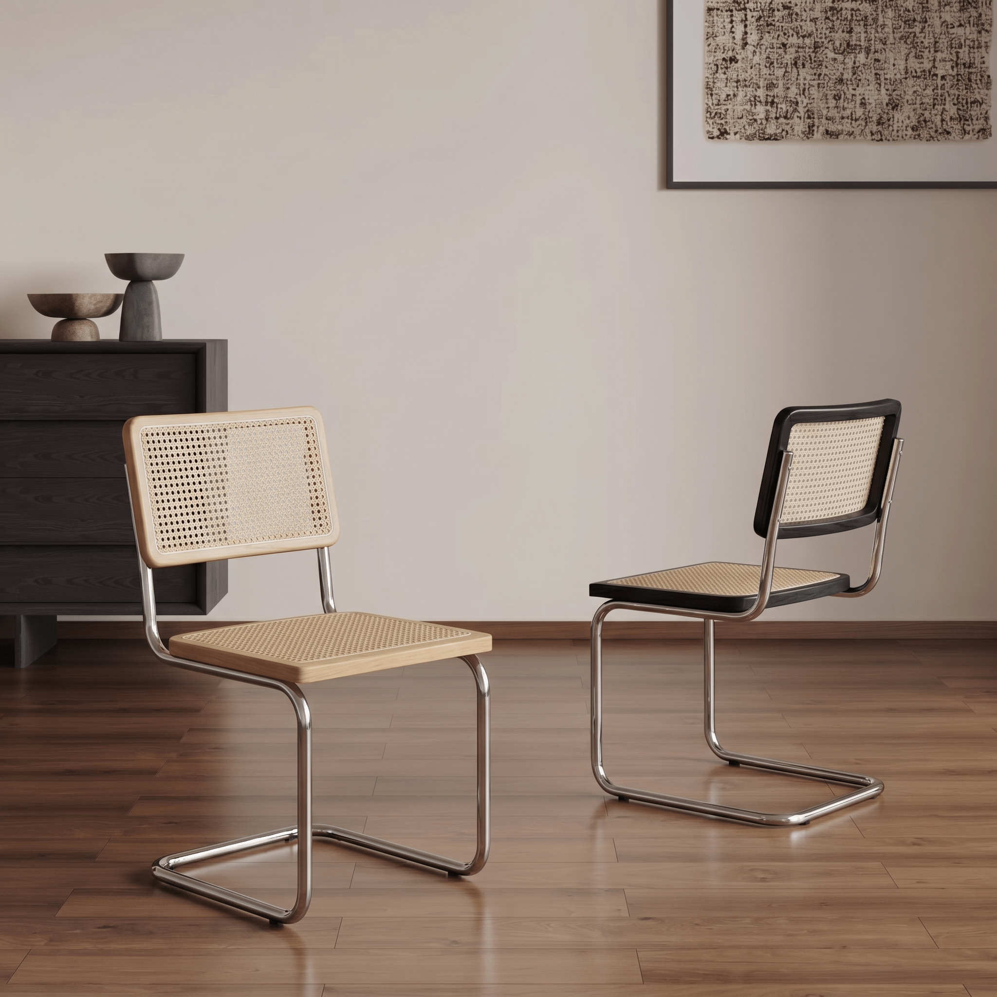 Rattan Cantilever Chair - Artspire Home
