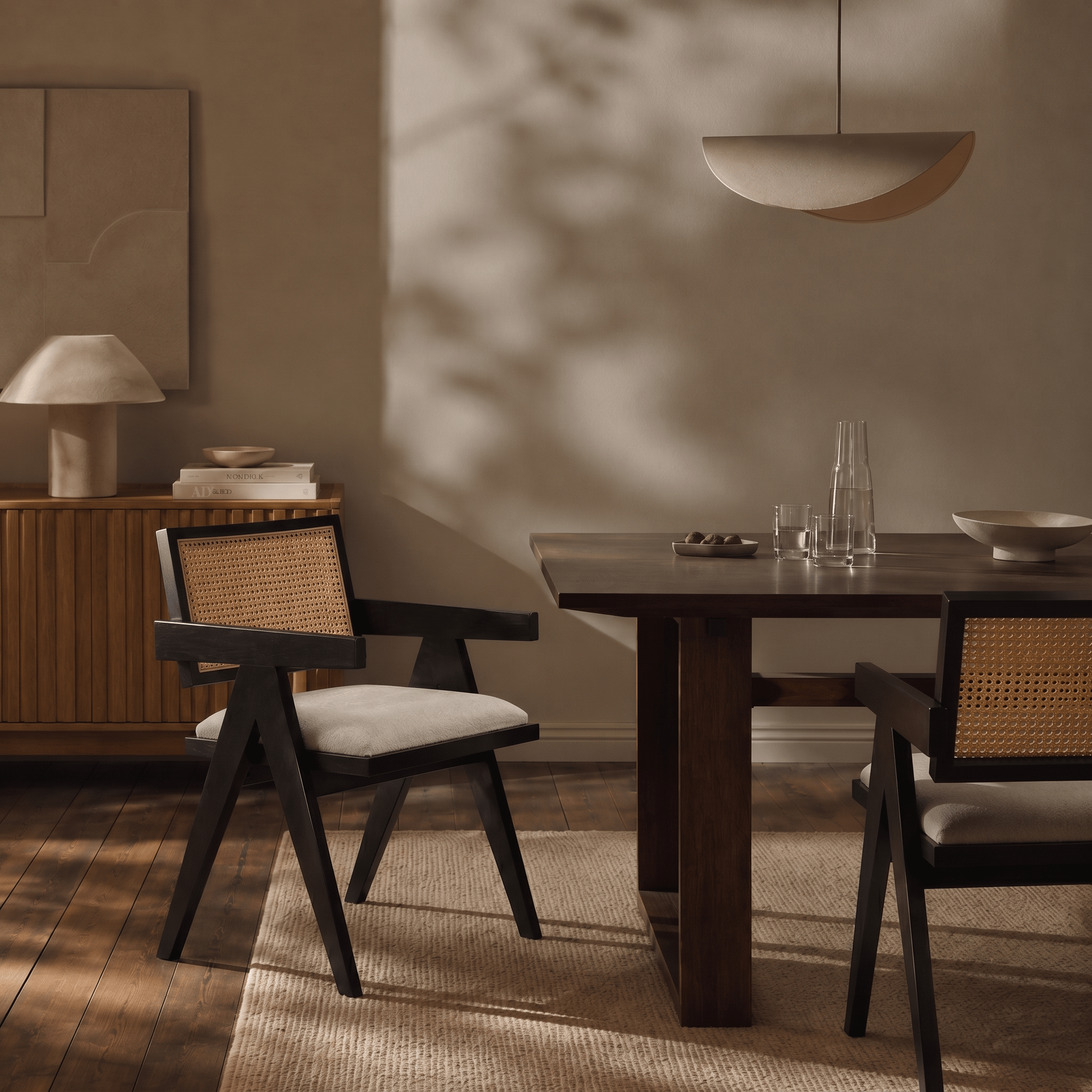 Rattan Chair With Armrests - Artspire Home