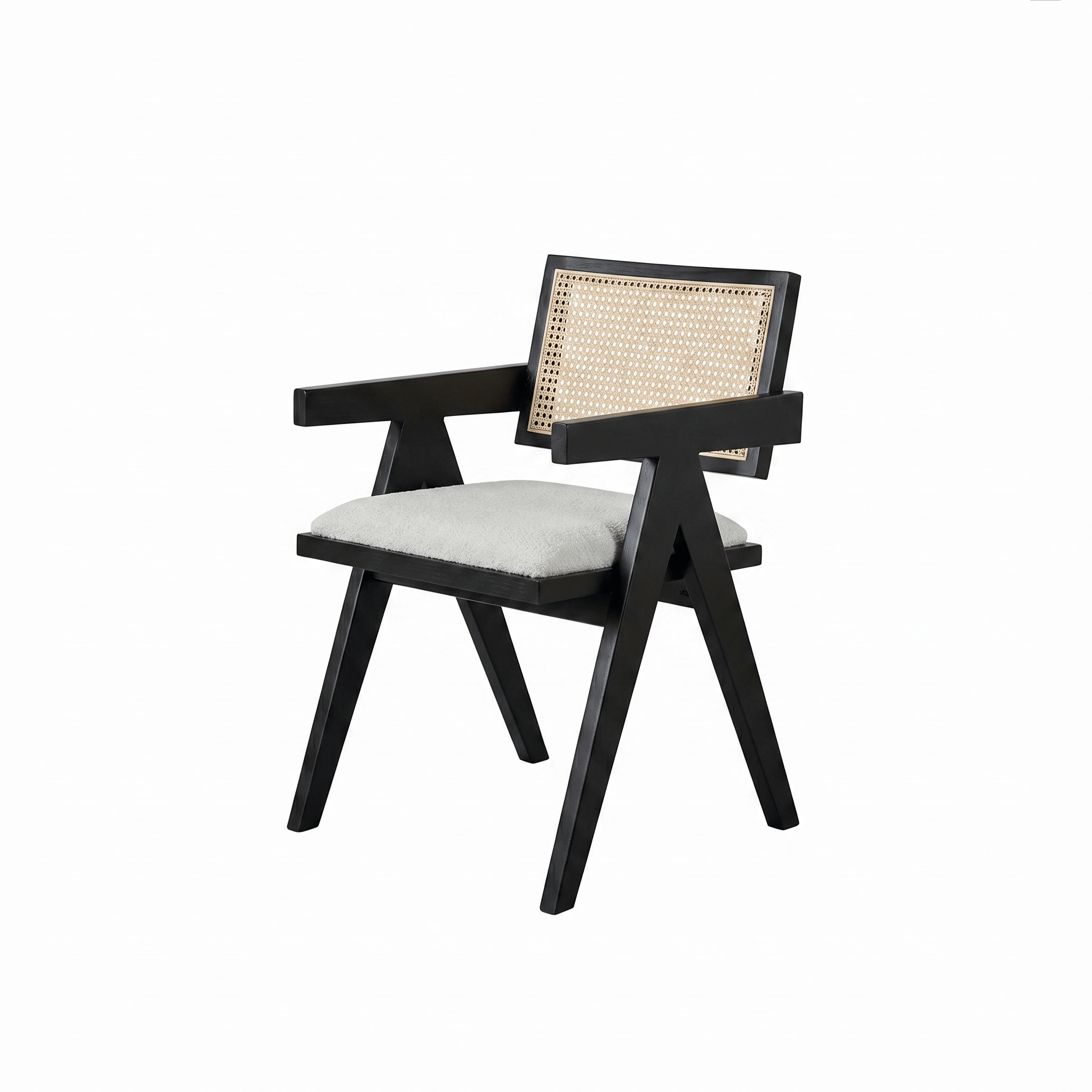 Rattan Chair With Armrests - Artspire Home