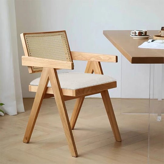 Rattan Chair With Armrests - Artspire Home