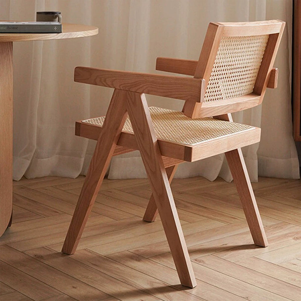 Rattan Chair With Armrests - Artspire Home