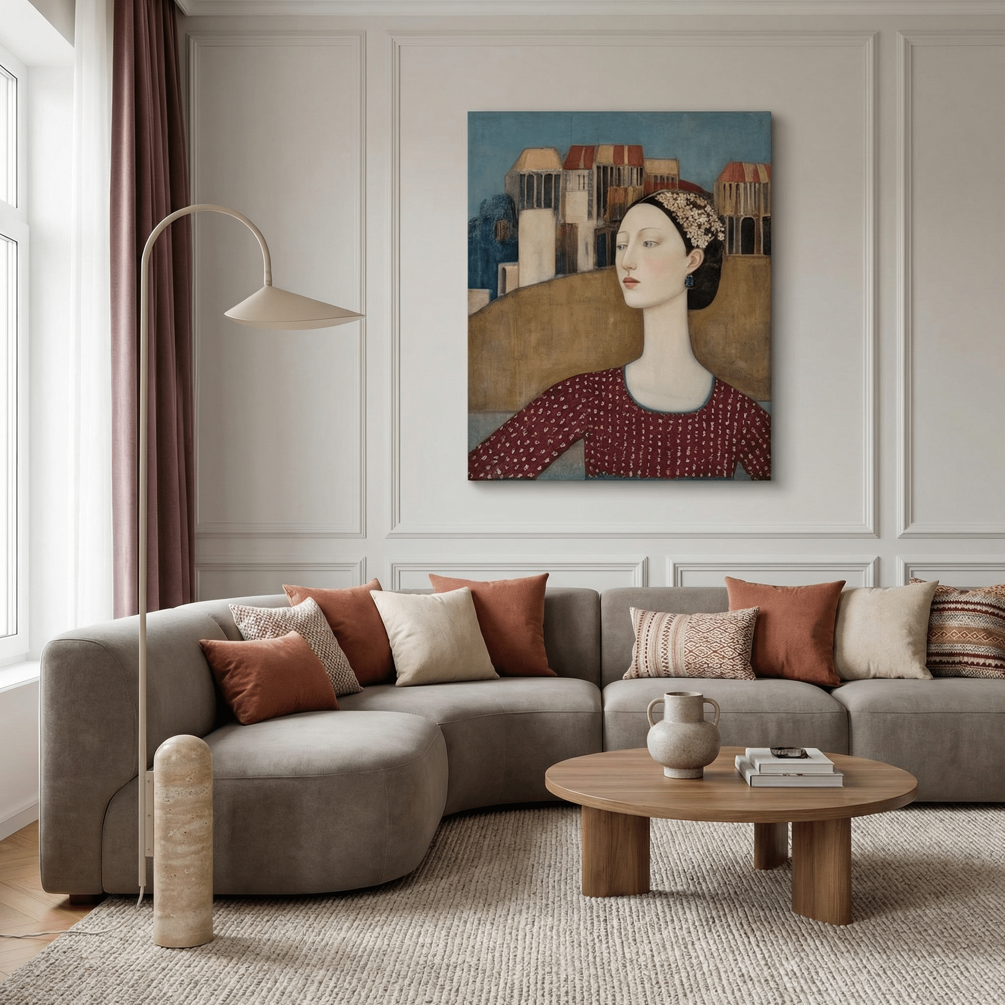 Sail Arc Floor Lamp - Artspire Home