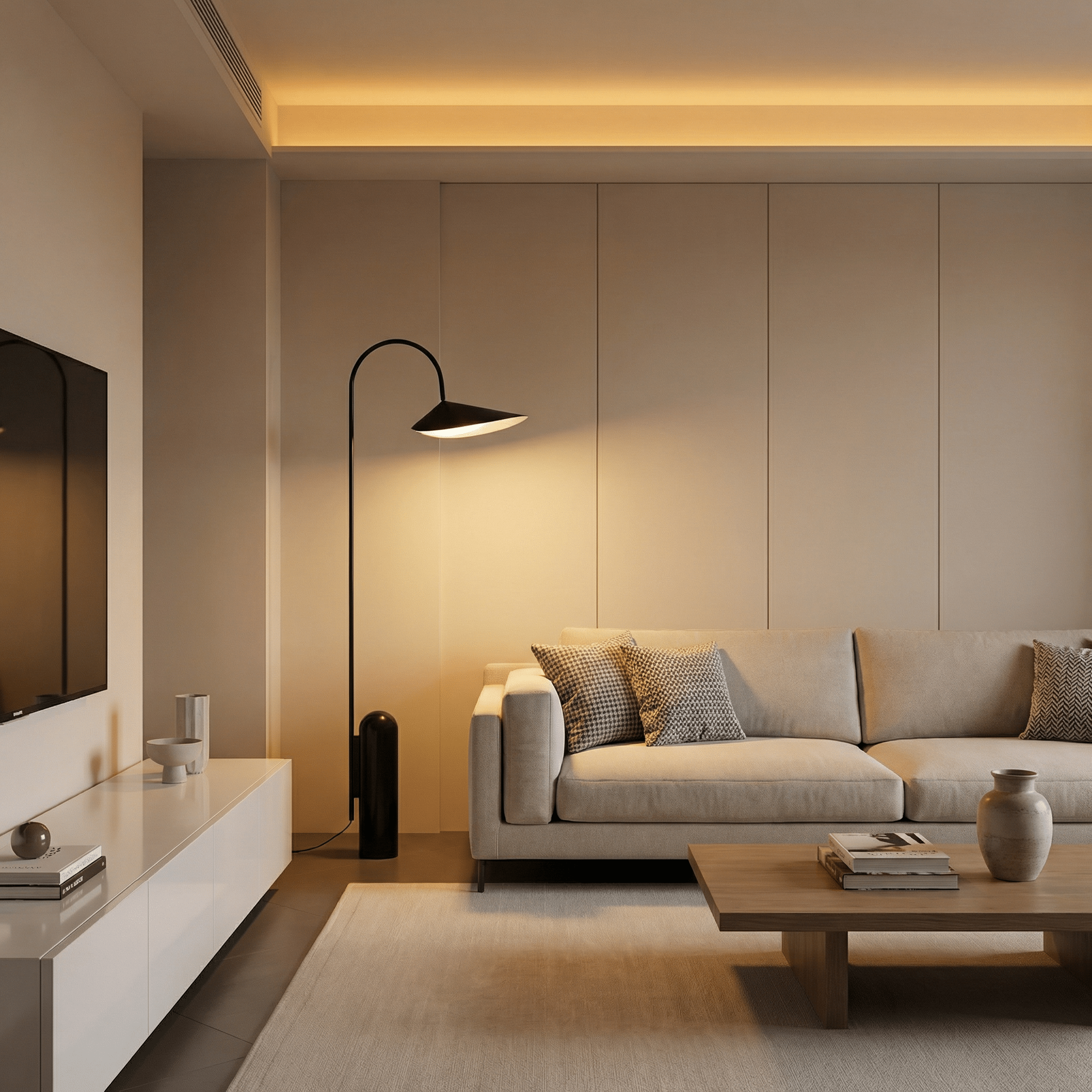 Sail Arc Floor Lamp - Artspire Home