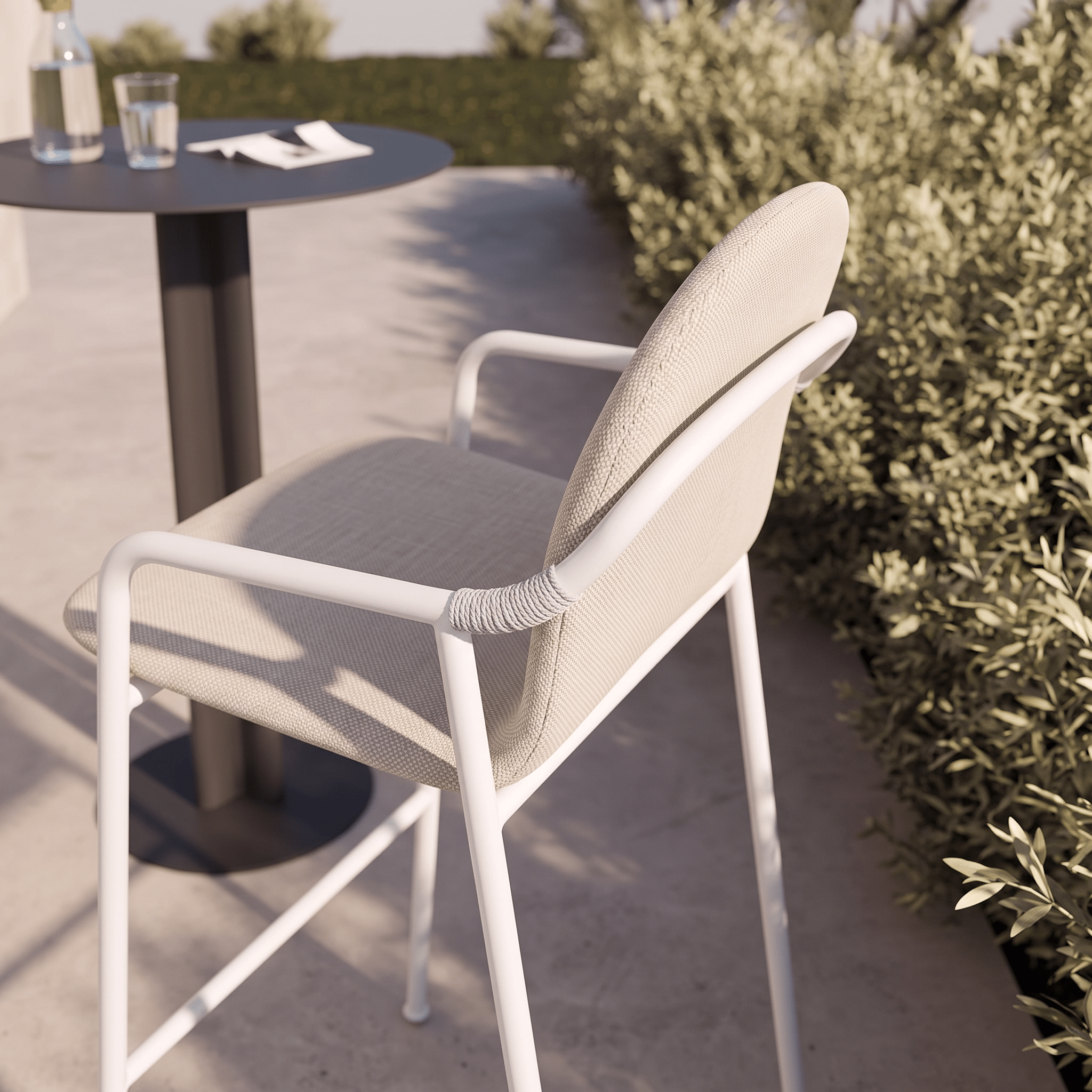 Seascape Patio Outdoor Bar Chair - Artspire Home