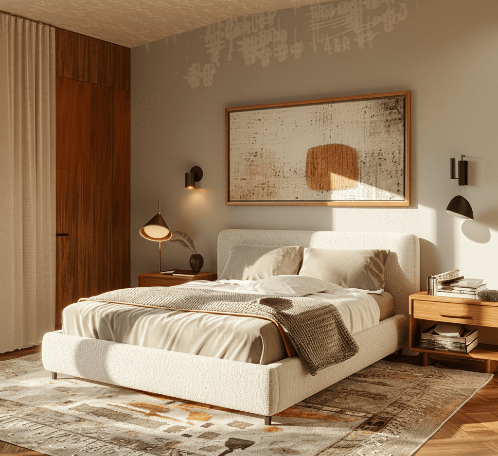 Serene Modern Bed - Artspire Home