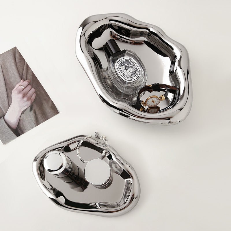 Silver Plated Wavy Tray - Artspire Home