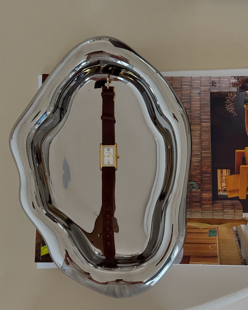 Silver Plated Wavy Tray - Artspire Home