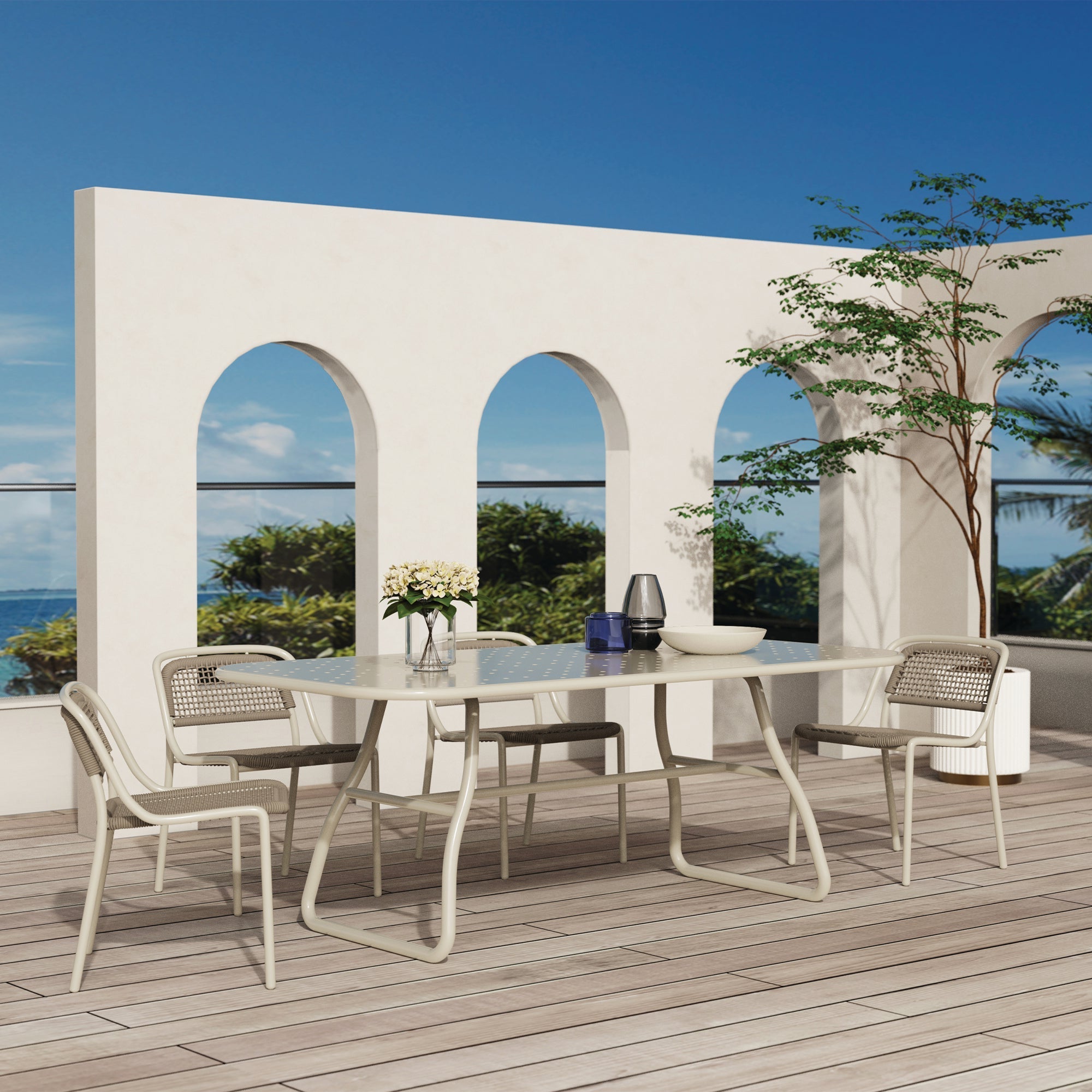 SOLARA Dining Table Rectangular - Artspire Home
