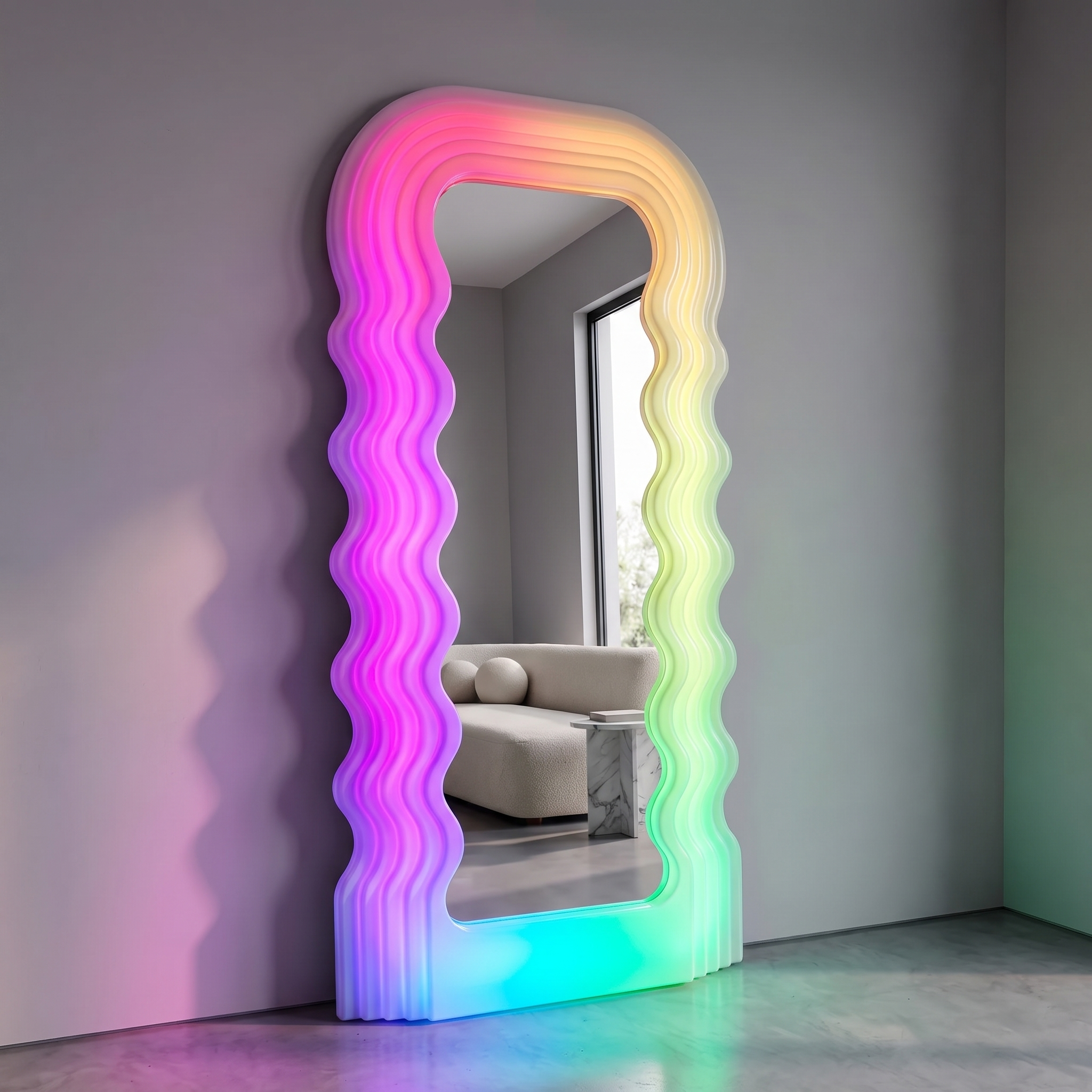 Solenne Floor Mirror - Artspire Home