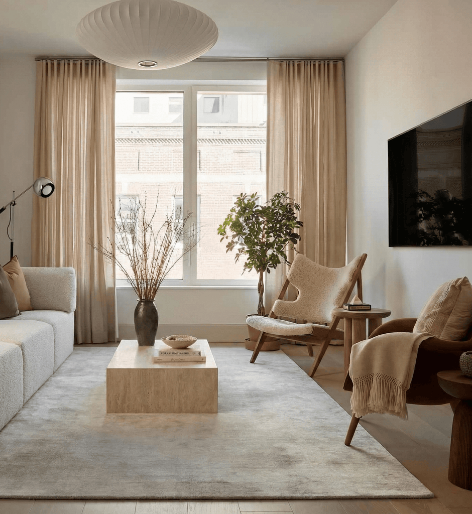 Stone Coffee Table - Plinth Travertine Coffee Table - Artspire Home