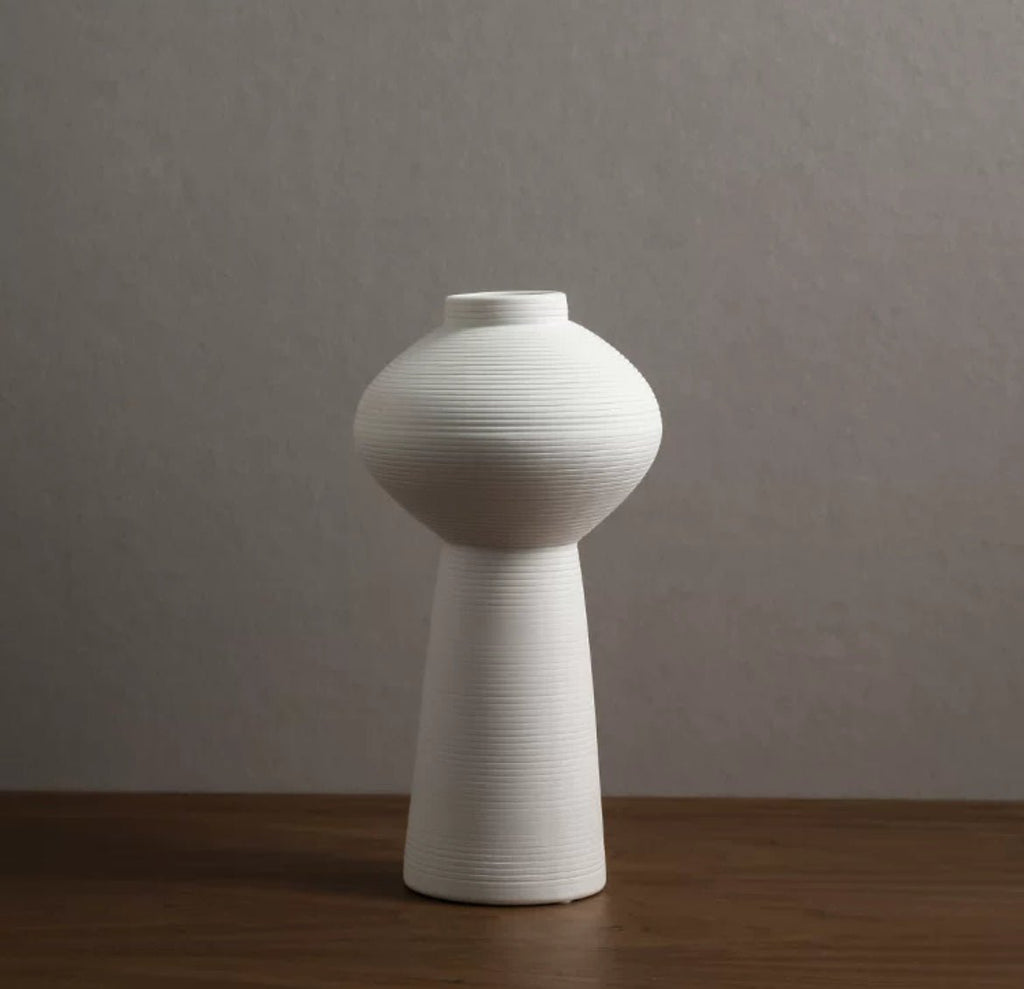 Textured Ceramic Vase - Artspire Home