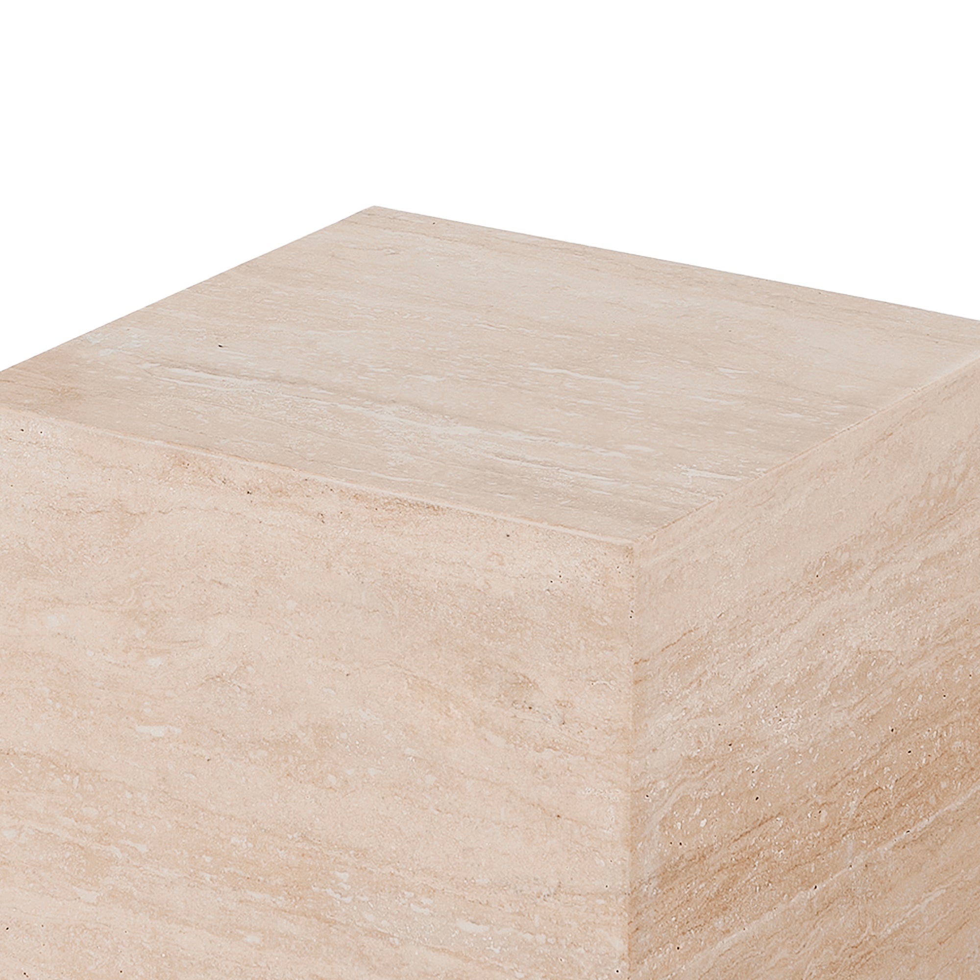 Travertine Stone Coffee Table - Artspire Home