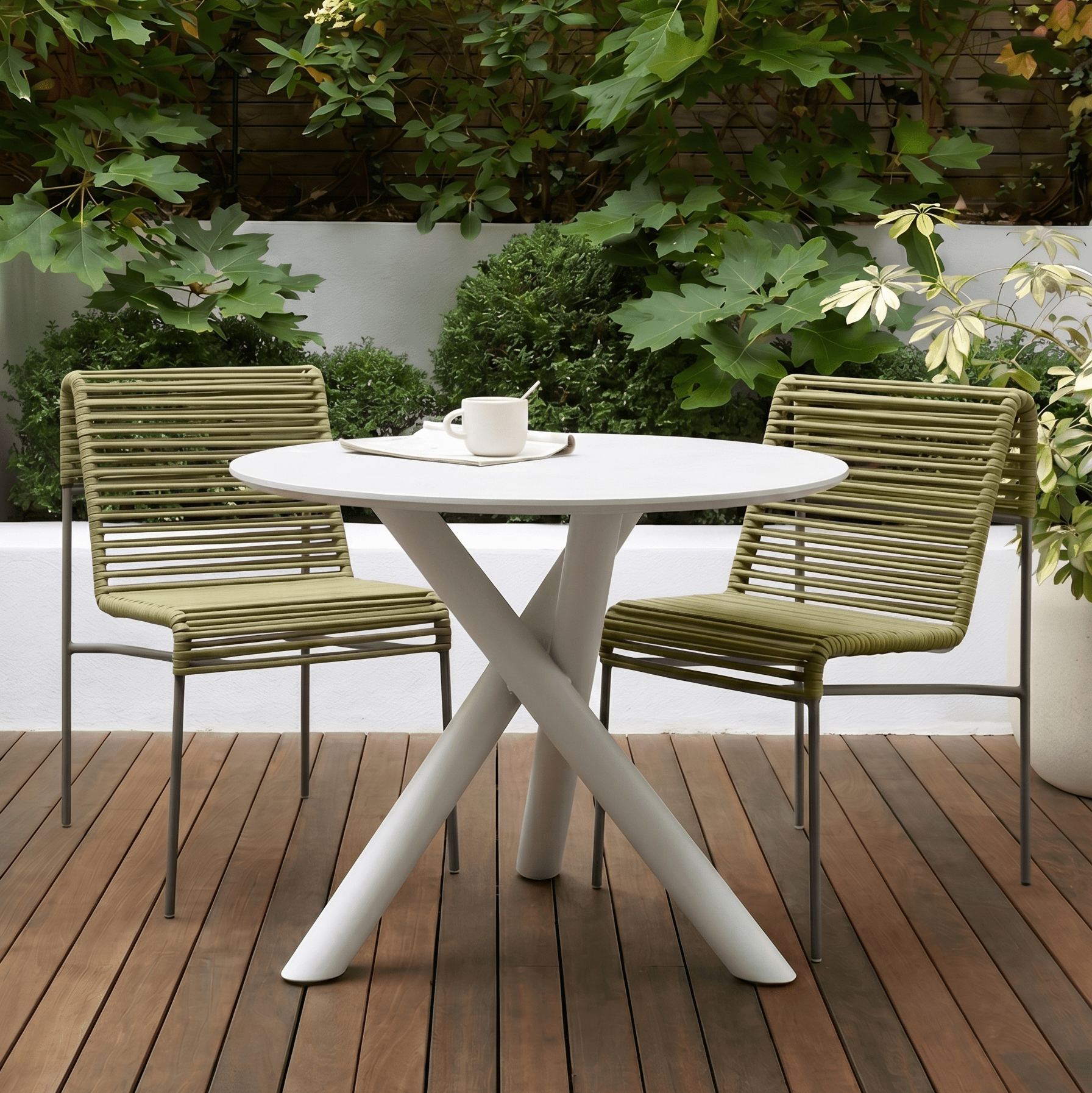 Twist Modern Outdoor Dining Table - Artspire Home