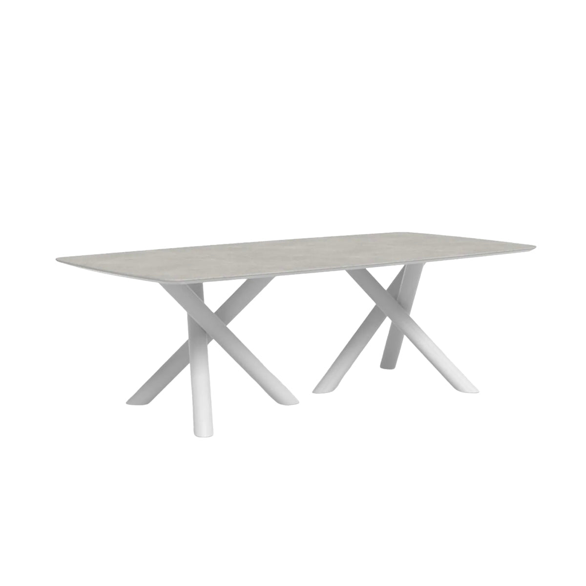 Twist Modern Outdoor Dinning Table - Long - Artspire Home