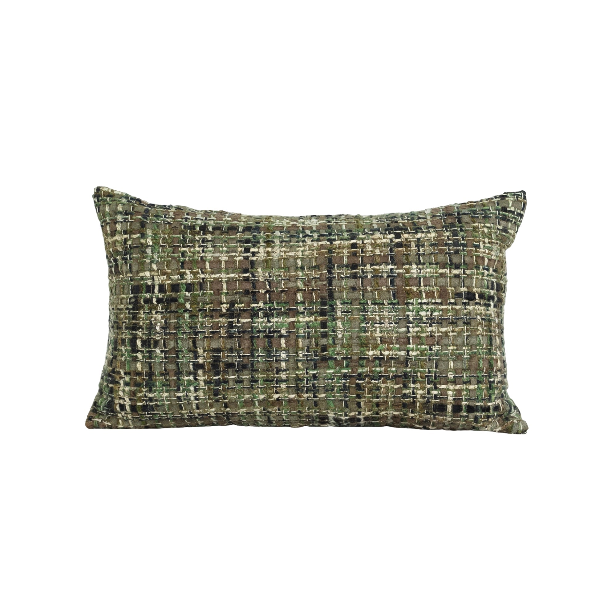 Verdant Weave Lumbar Cushion Cover - Artspire Home