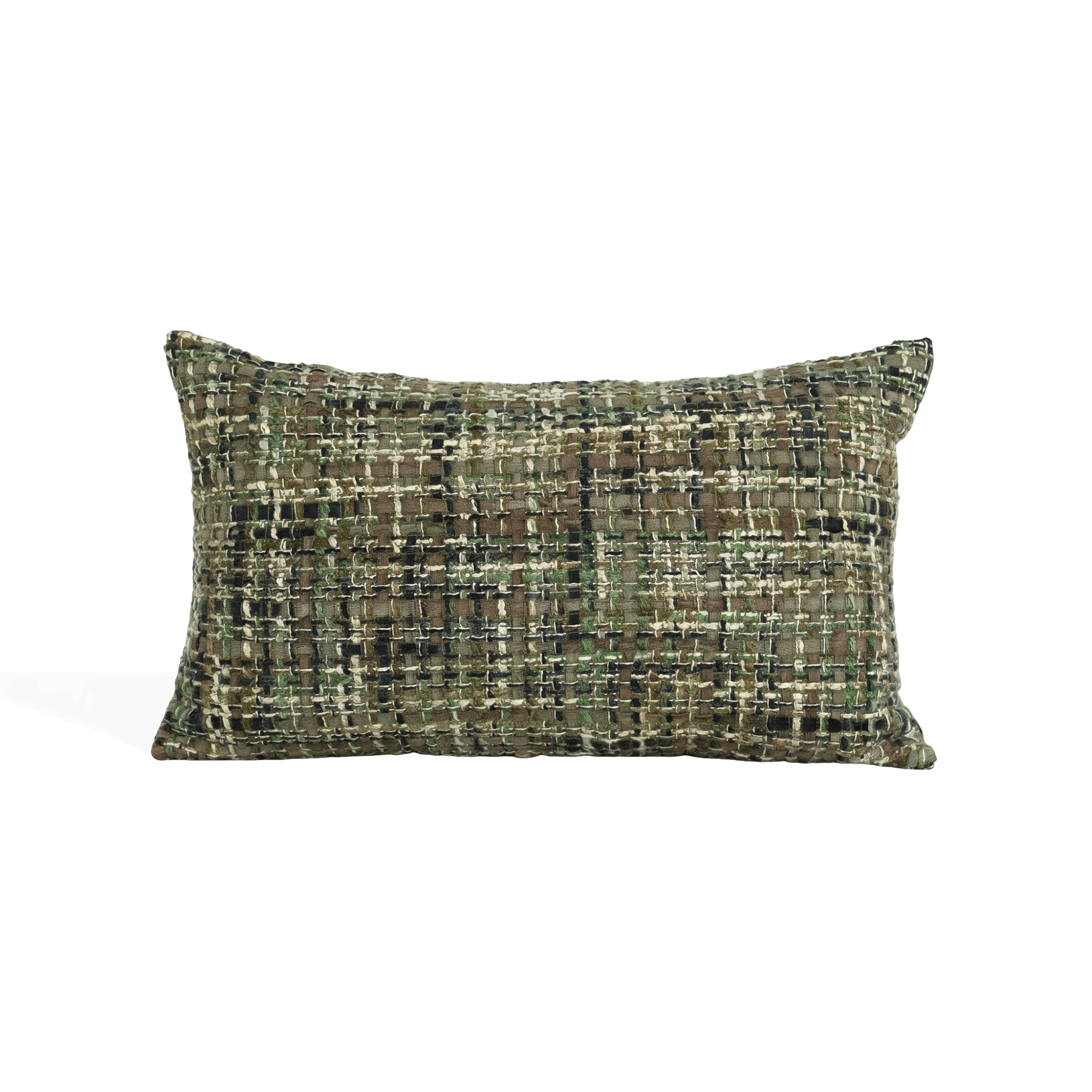 Verdant Weave Lumbar Cushion Cover - Artspire Home