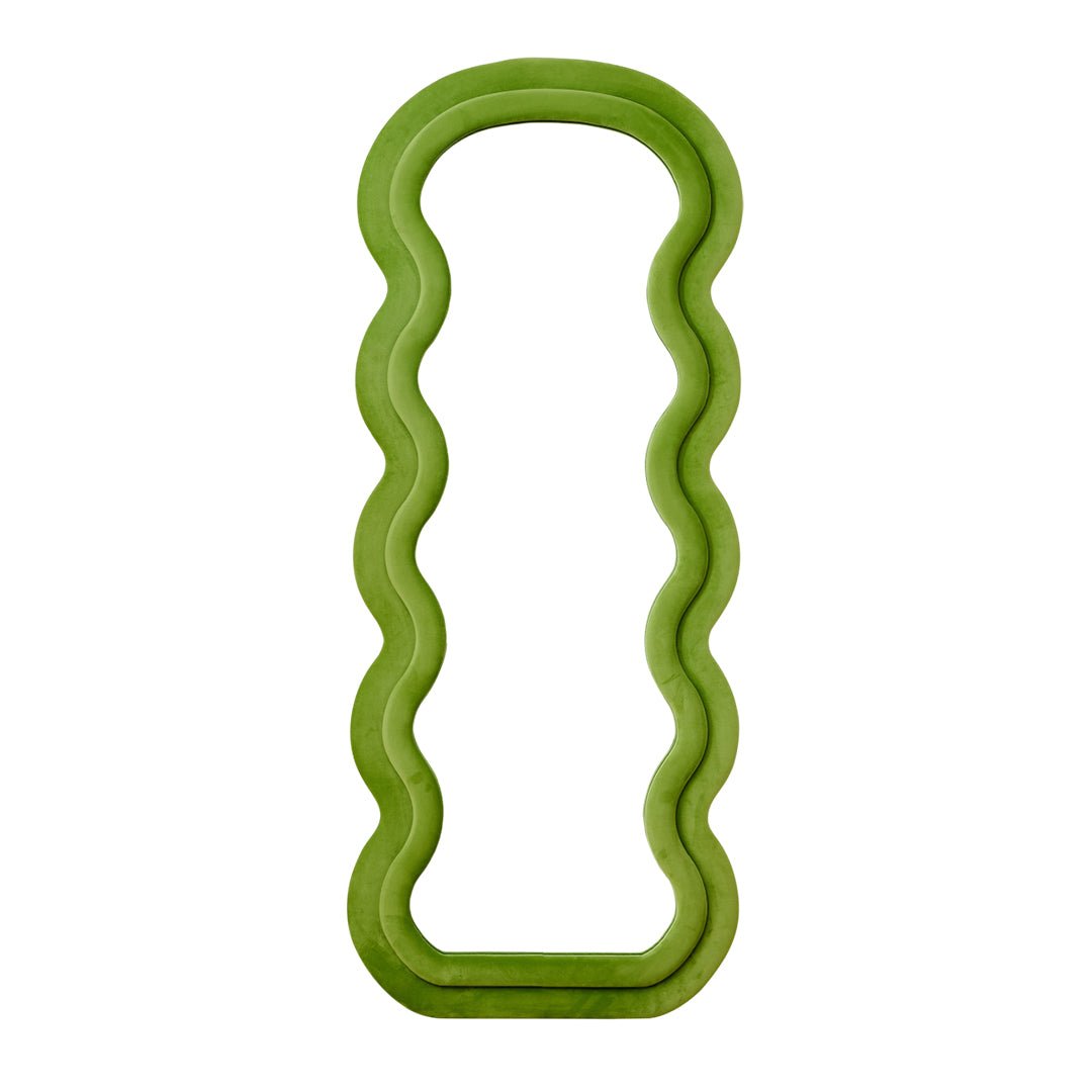 Wavy Mirror — Discover the Wavy Mirror, a sleek, wavy design that adds modern elegance to any (view 8)