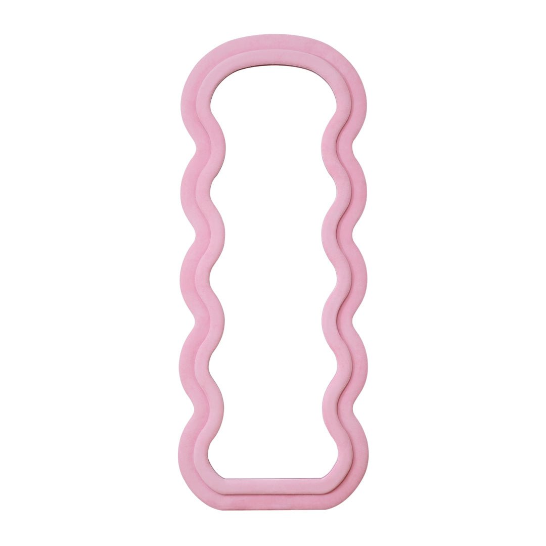 Wavy Mirror — Discover the Wavy Mirror, a sleek, wavy design that adds modern elegance to any (view 7)