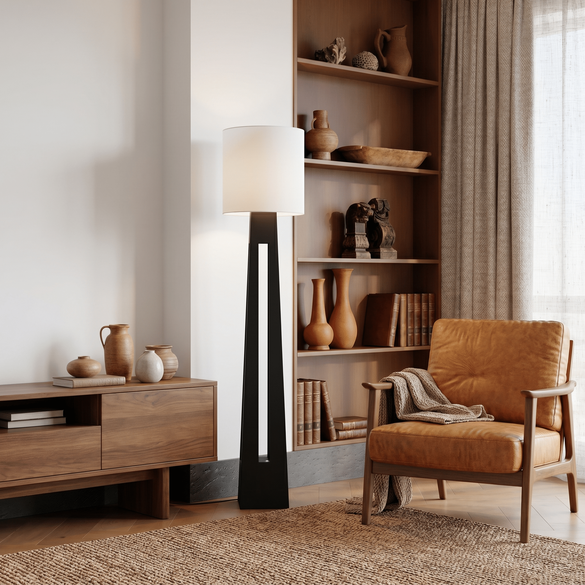 Zenith Column Floor Lamp - Artspire Home