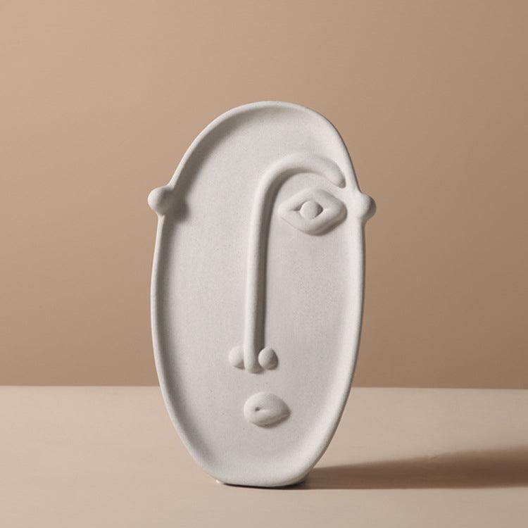 Abstract Face Flower Pot - Face Plant Pot - Artspire Home
