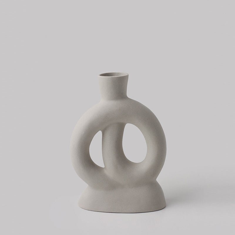 Ceramic Abstract Curves Vase - Artspire Home